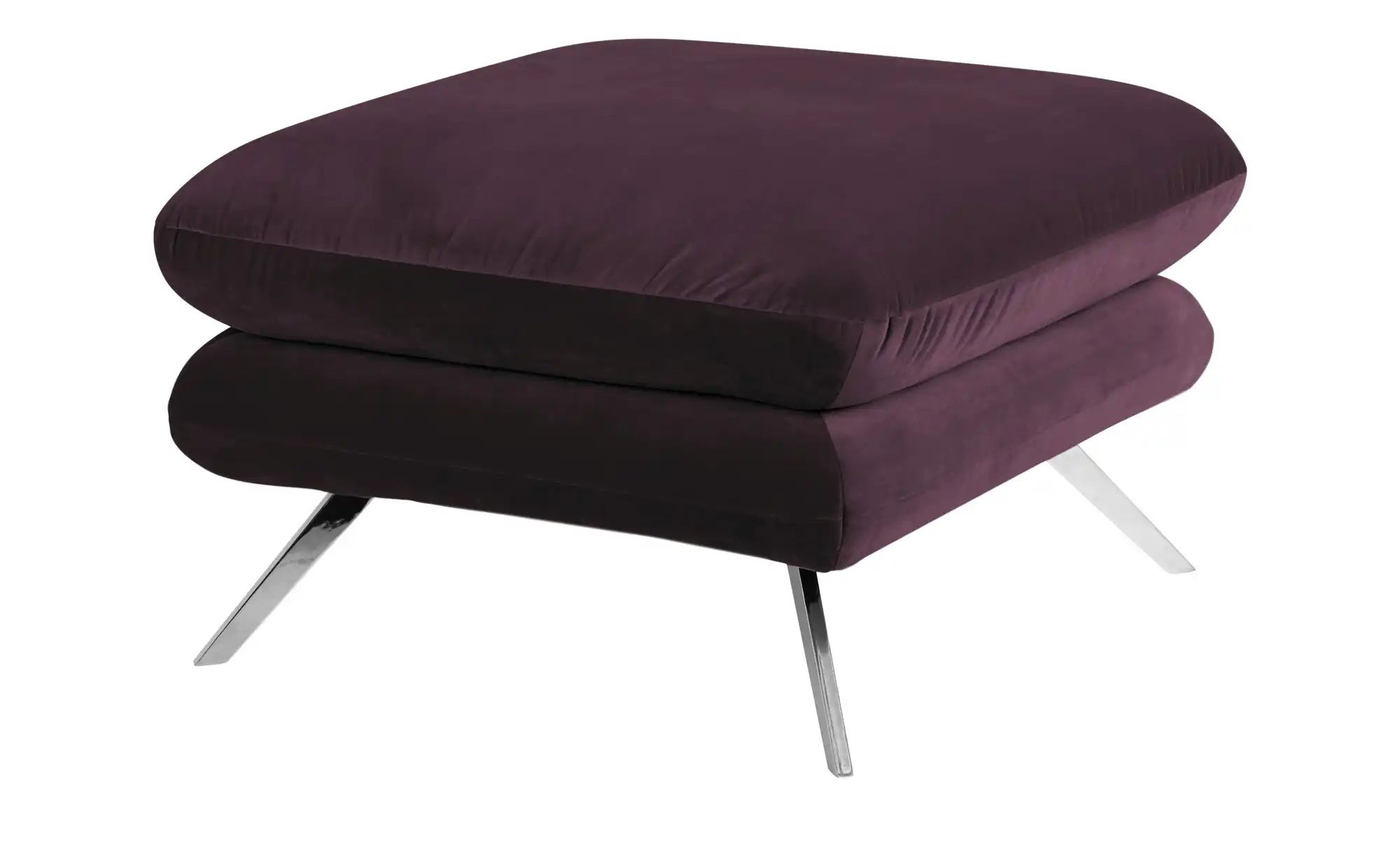 pop Hocker  Caldara ¦ lila/violett ¦ Maße (cm): B: 70 H: 45 T: 70 Polstermö günstig online kaufen