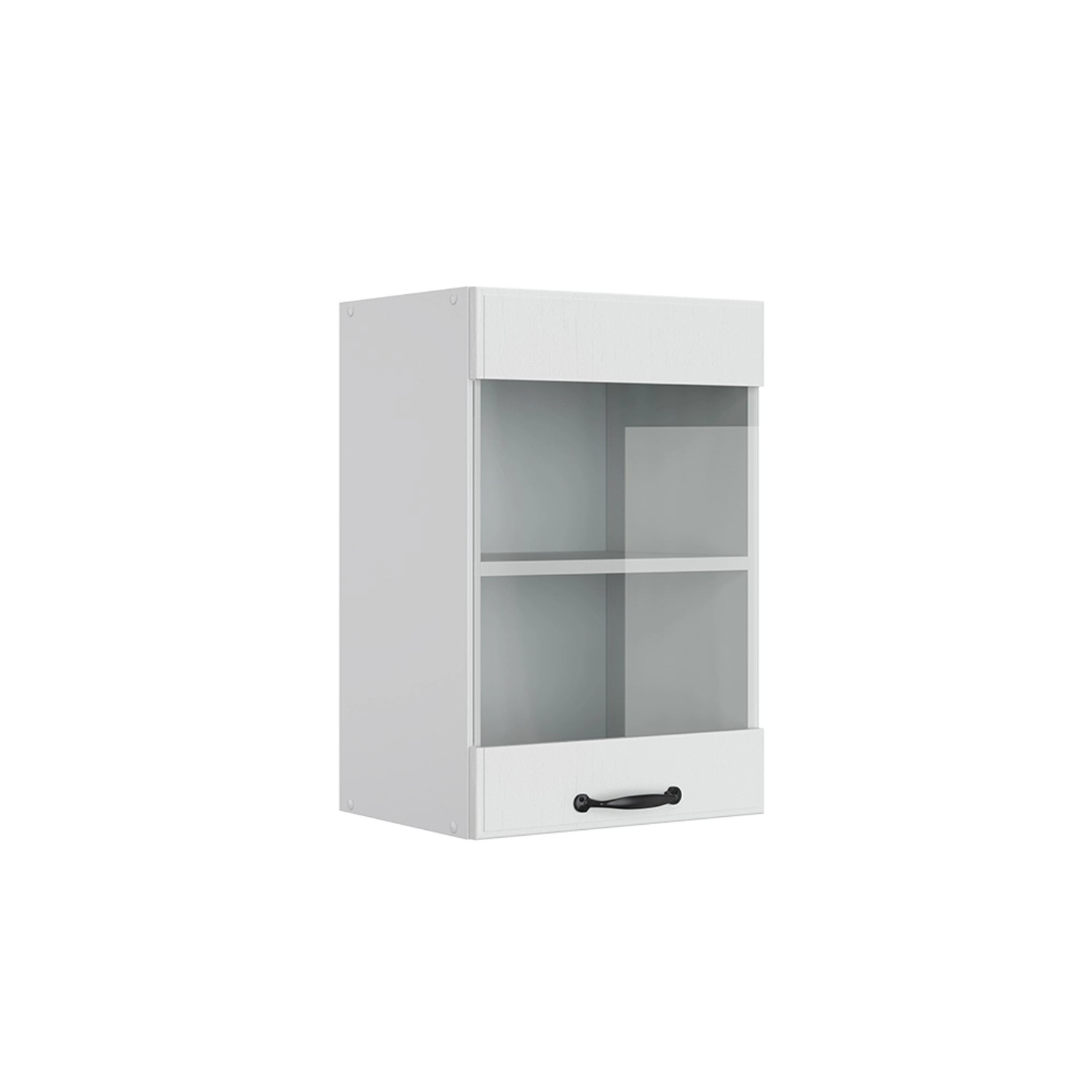 Vicco Glashängeschrank R-Line, Weiß Landhaus/Weiß, 40 günstig online kaufen