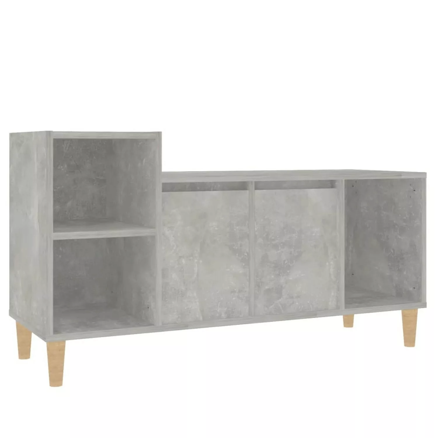 Vidaxl Tv-schrank Betongrau 100x35x55 Cm Holzwerkstoff günstig online kaufen