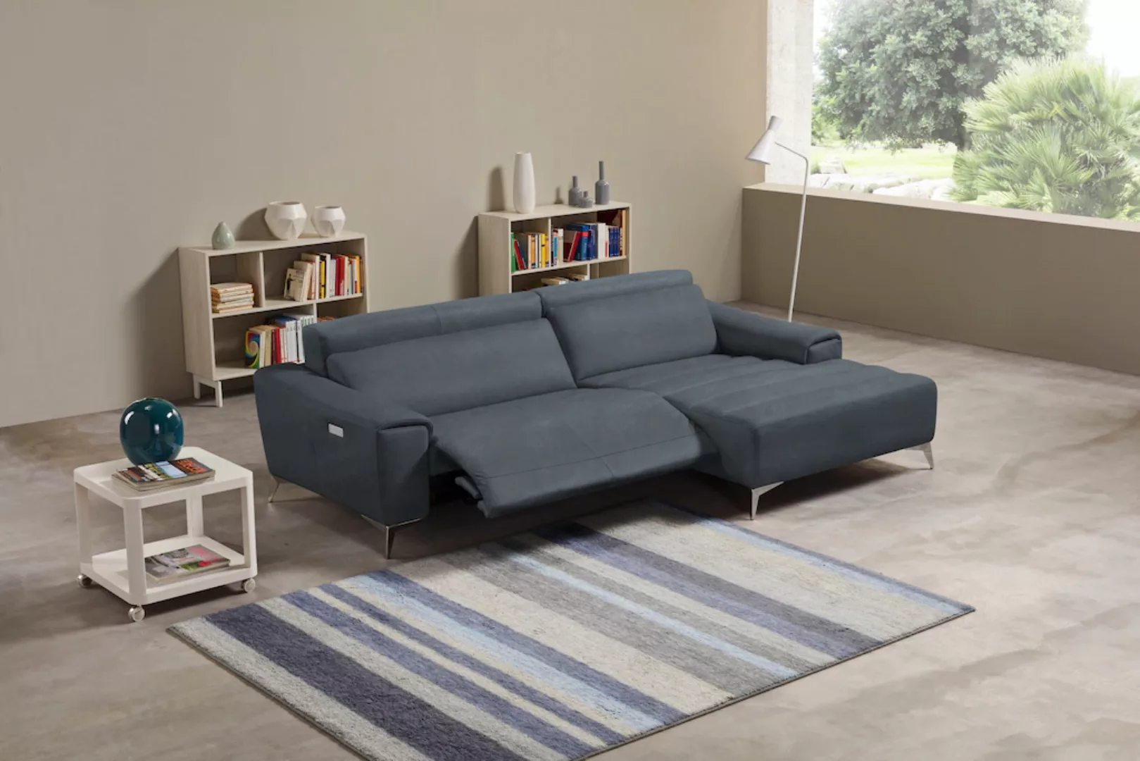 Egoitaliano Ecksofa »Suzette, Designsofa mit hohem Sitzkomfort«, mit Recami günstig online kaufen