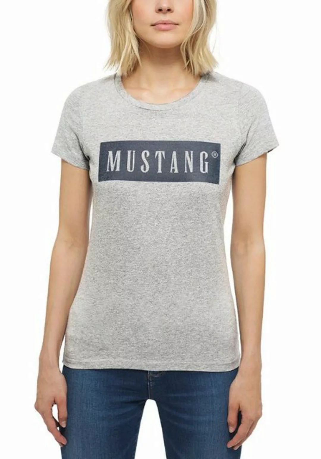 MUSTANG Kurzarmshirt Print-Shirt günstig online kaufen