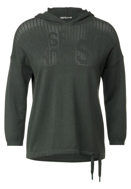 Cecil Kapuzenpullover mit Mesh-Elementen günstig online kaufen