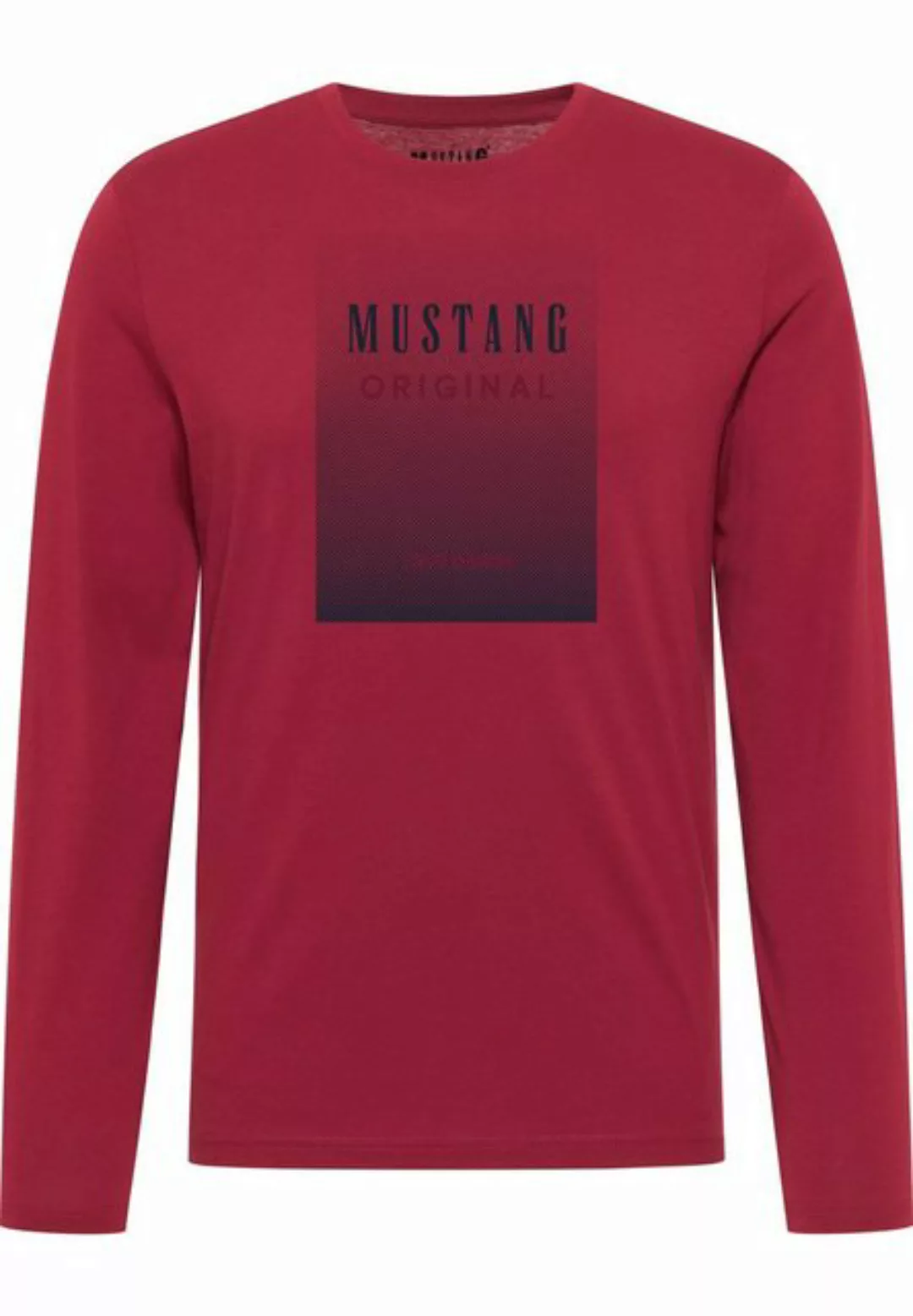 MUSTANG Langarmshirt "Style Adrian C Print" günstig online kaufen