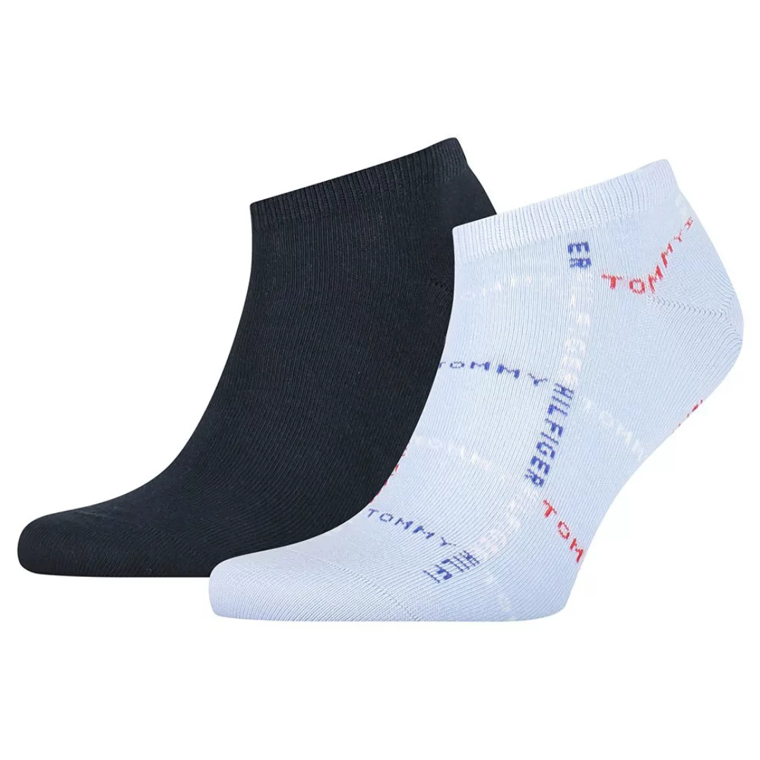 Tommy Hilfiger Sneaker Grid Socken 2 Paare EU 43-46 Light Blue günstig online kaufen