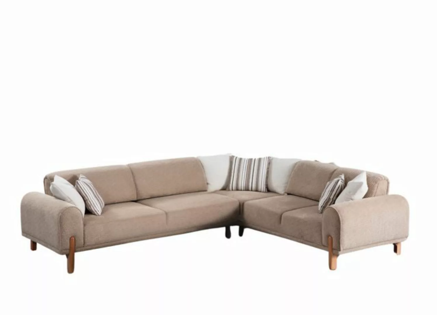 Villa Möbel Ecksofa Adonis, Set, mit Relax-/Bettfunktion durch umklappbare günstig online kaufen