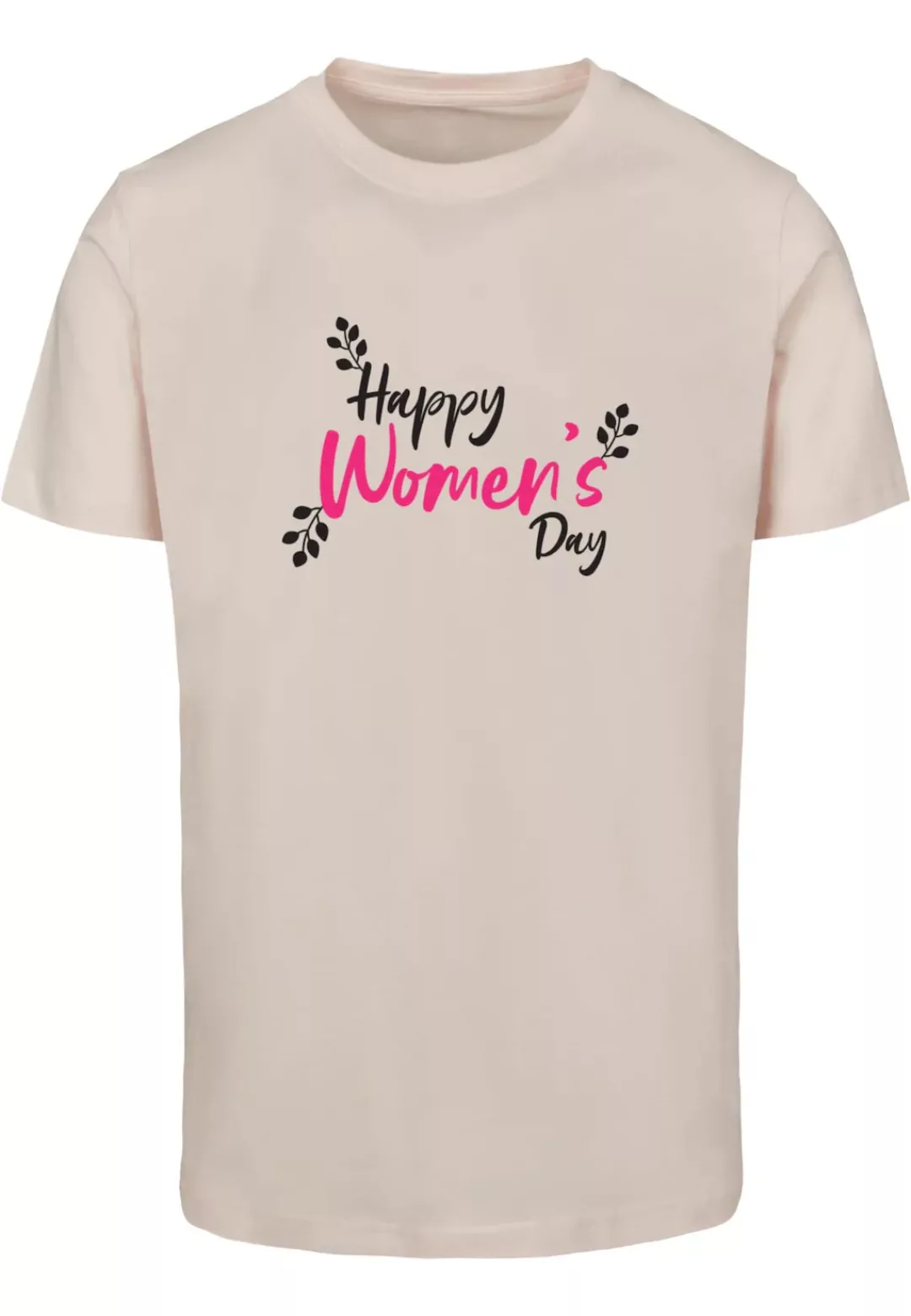 Merchcode T-Shirt "Merchcode Unisex WD - Happy Womens Day T-Shirt Round Nec günstig online kaufen