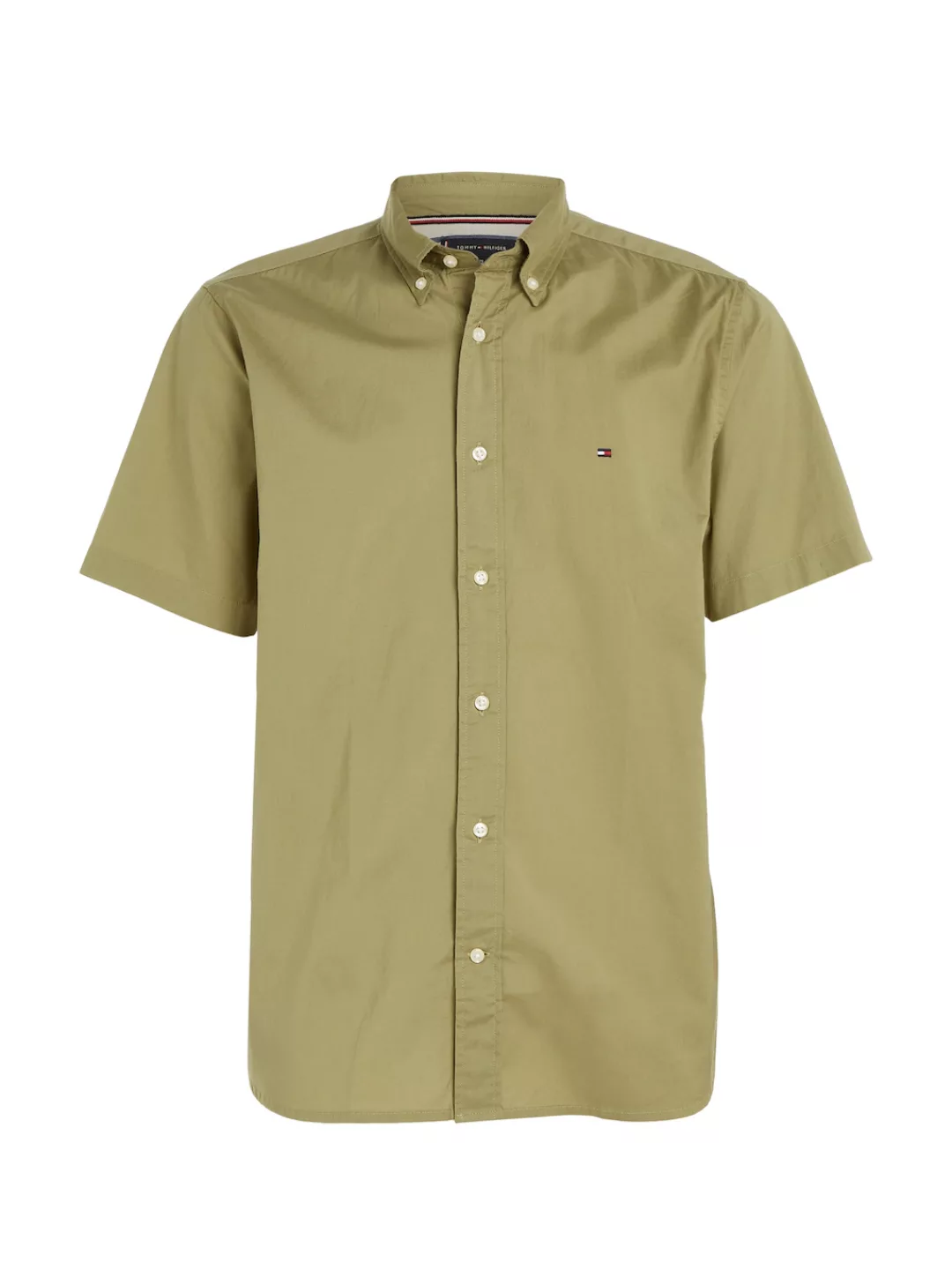 Tommy Hilfiger Kurzarmhemd FLEX POPLIN RF SHIRT S/S mit Hemdblusenkragen günstig online kaufen