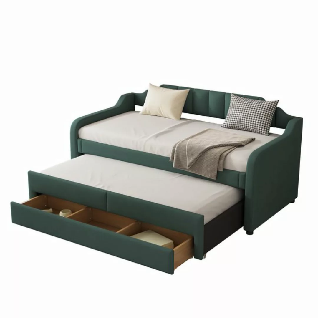 HAUSS SPLOE Schlafsofa 90x200/190cm Tagesbett mit Ausziehbarem Bett und Sch günstig online kaufen