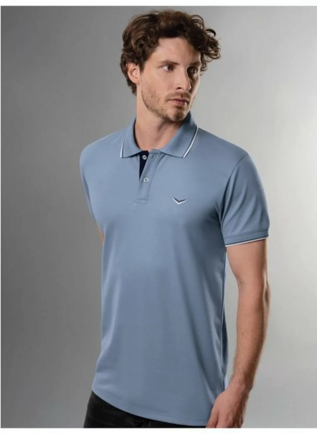 Trigema Poloshirt TRIGEMA Slim Fit Polohemd (1-tlg) günstig online kaufen