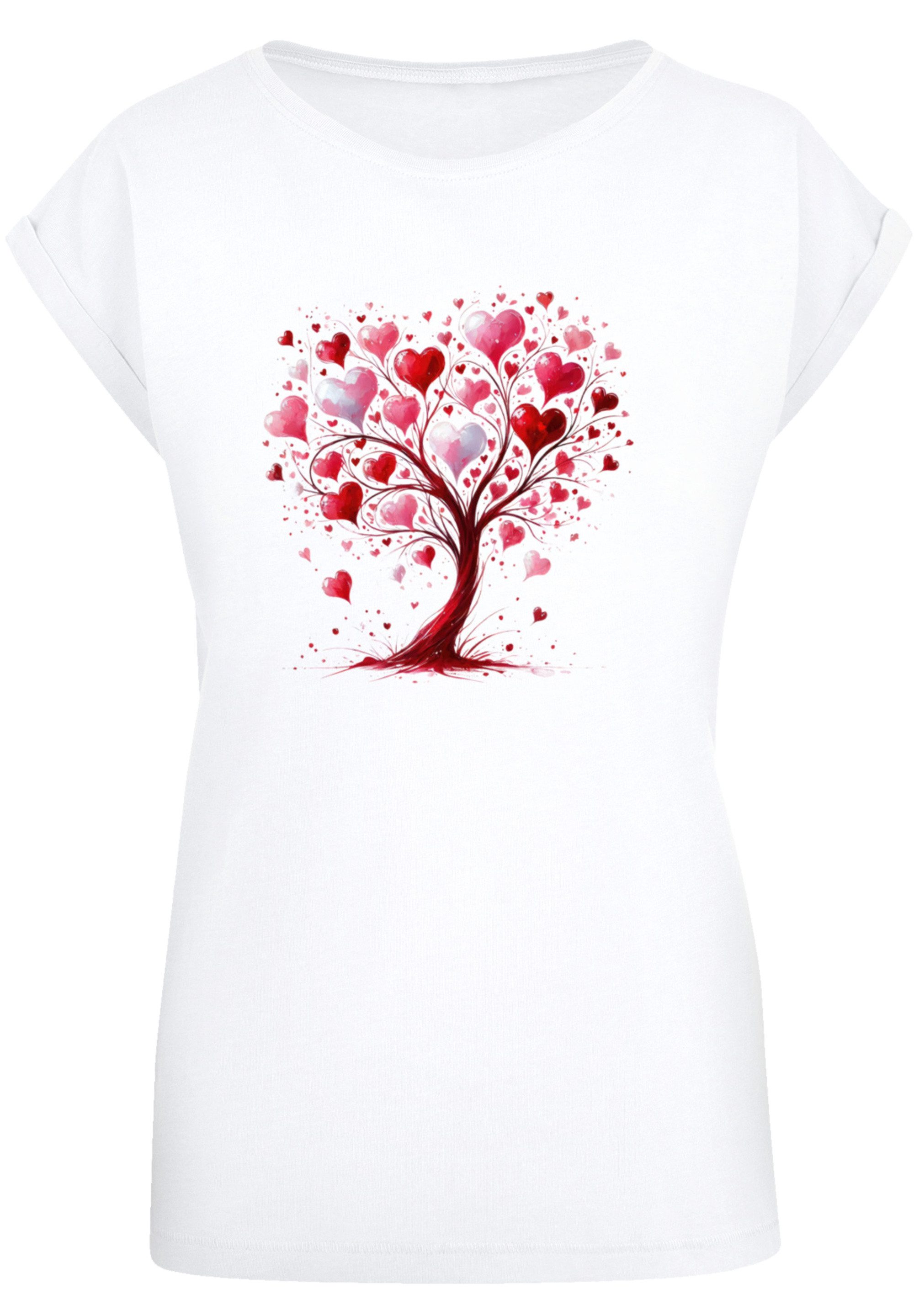 F4NT4STIC T-Shirt "Herz Baum Aquarell Druck", Premium Qualität günstig online kaufen