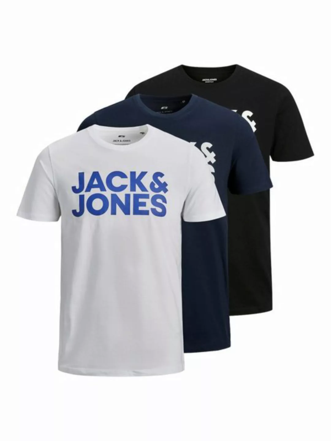 Jack & Jones T-Shirt (3-tlg) günstig online kaufen