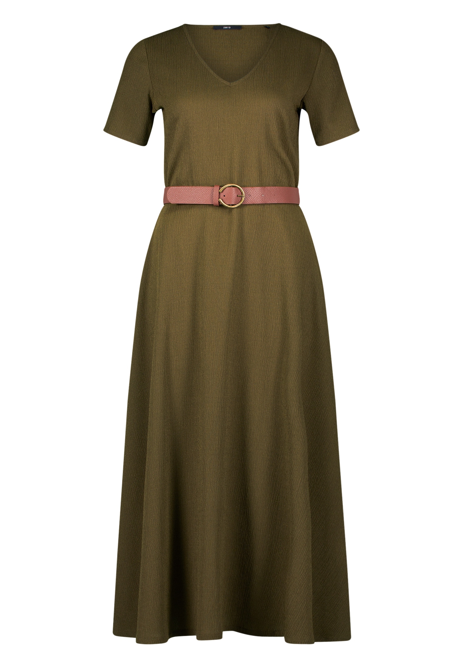 Zero Midikleid "zero Damen Midikleid mit Gürtel", Gürtel günstig online kaufen
