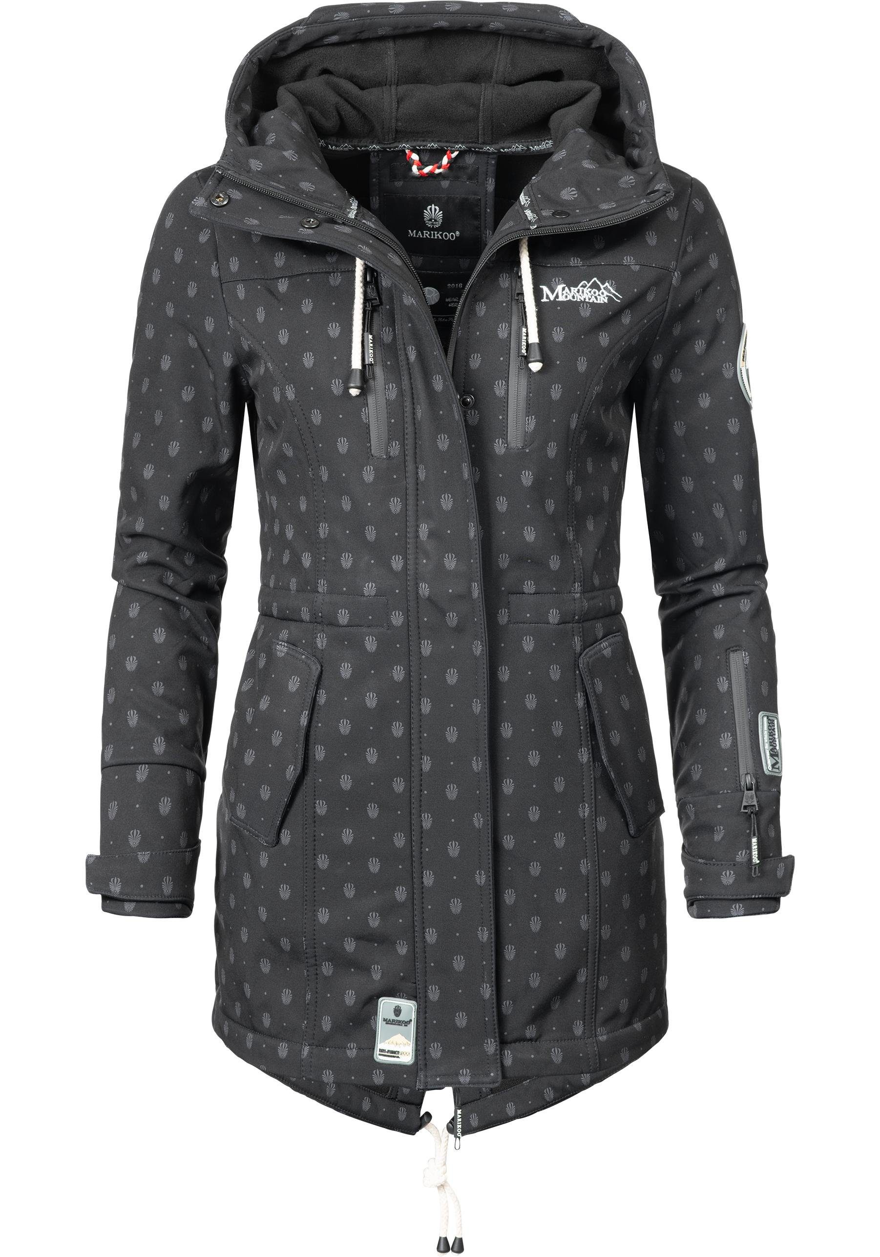 Marikoo Funktionsmantel Zimtzicke Wasserdichter Softshell Parka günstig online kaufen