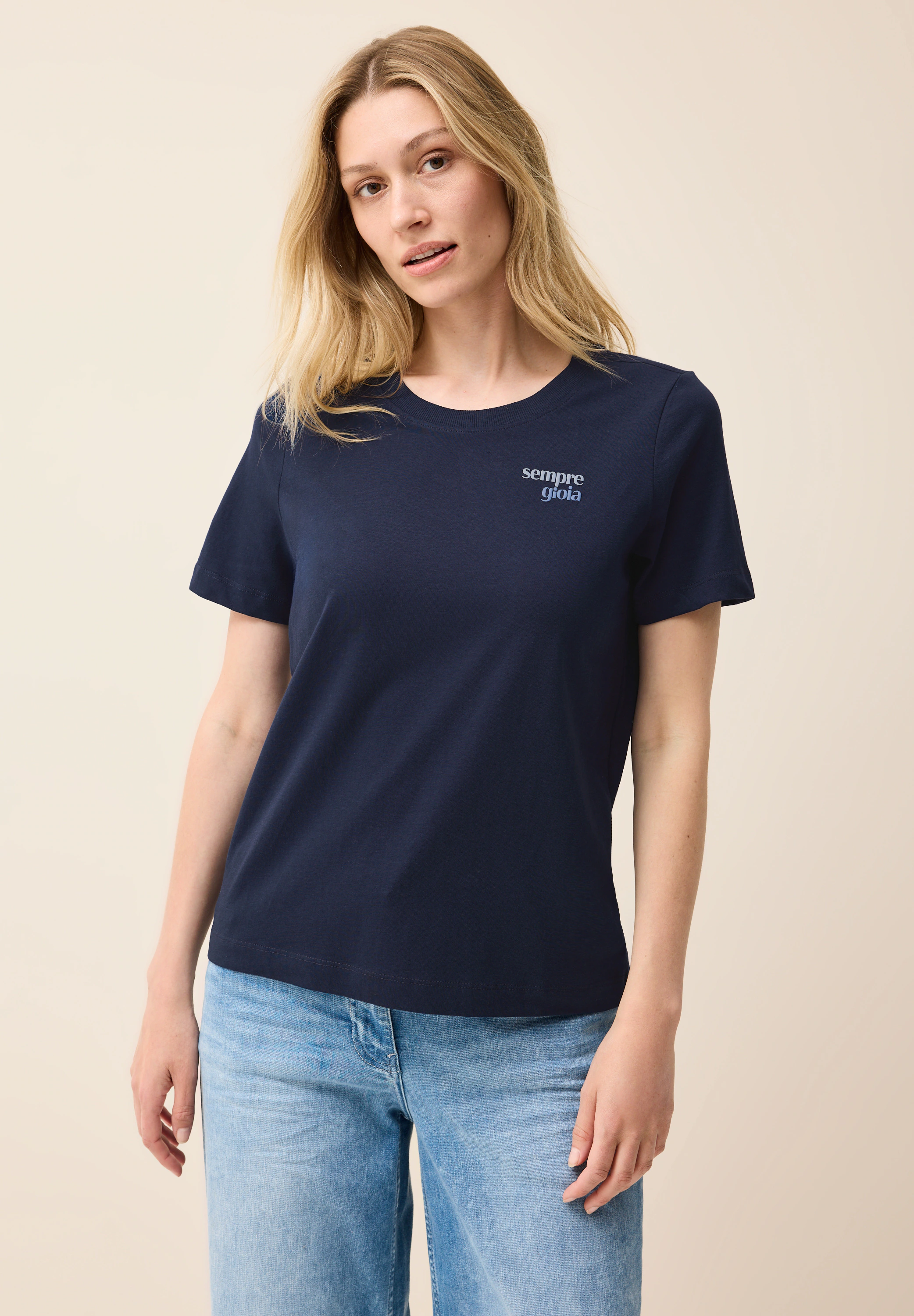 Cecil Print-Shirt, aus reiner Baumwolle günstig online kaufen