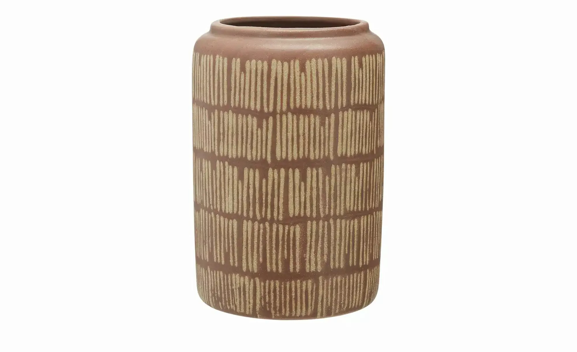 Vase   ¦ braun ¦ Steinzeug ¦ Maße (cm): H: 17,8  Ø: 12 Accessoires > Vasen günstig online kaufen