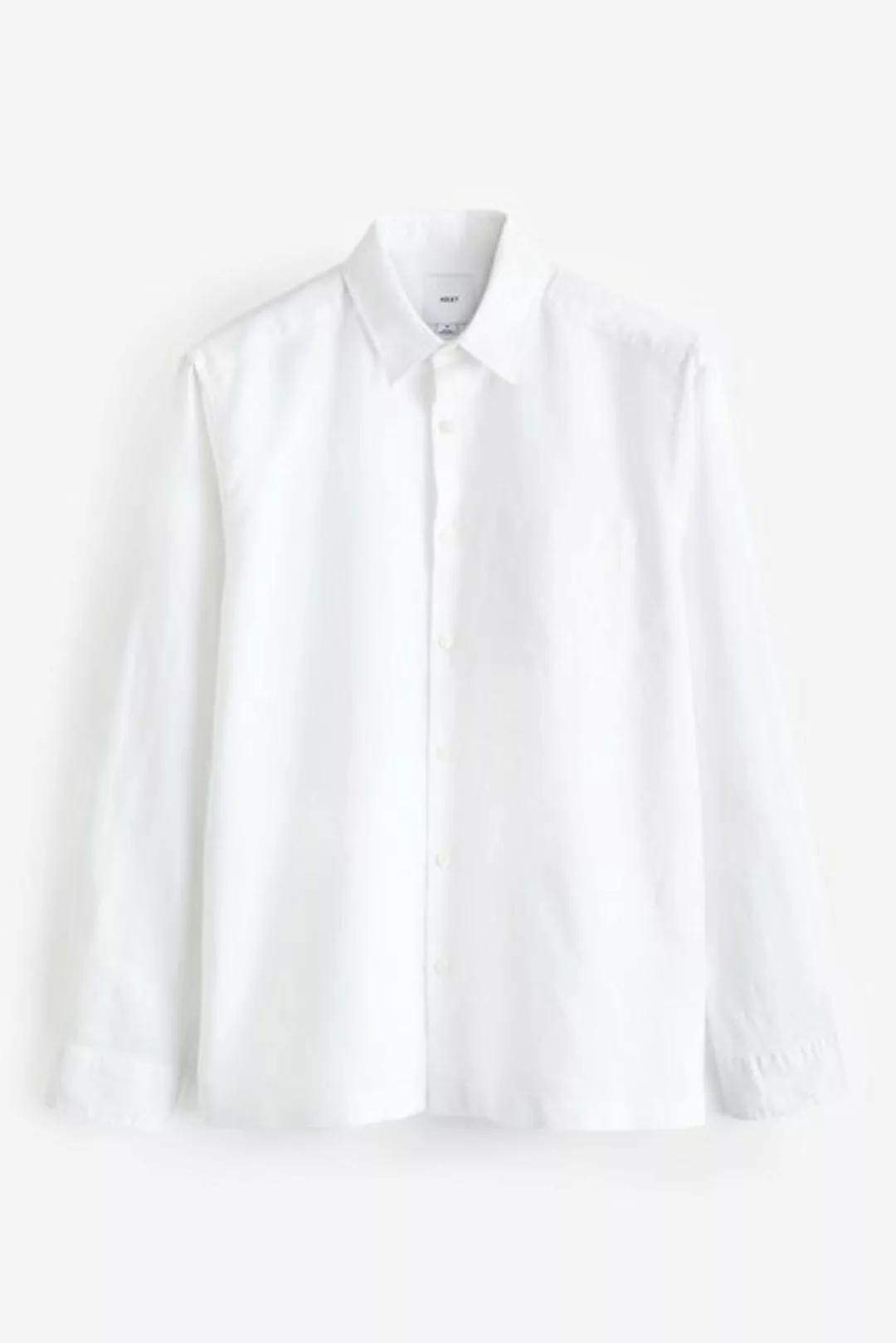 Next Langarmhemd Langärmeliges Hemd aus Leinengemisch (1-tlg) günstig online kaufen
