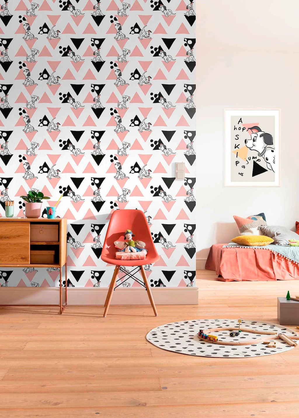 KOMAR Vlies Fototapete - 101 Dalmatiner Angles - Größe 200 x 280 cm mehrfar günstig online kaufen