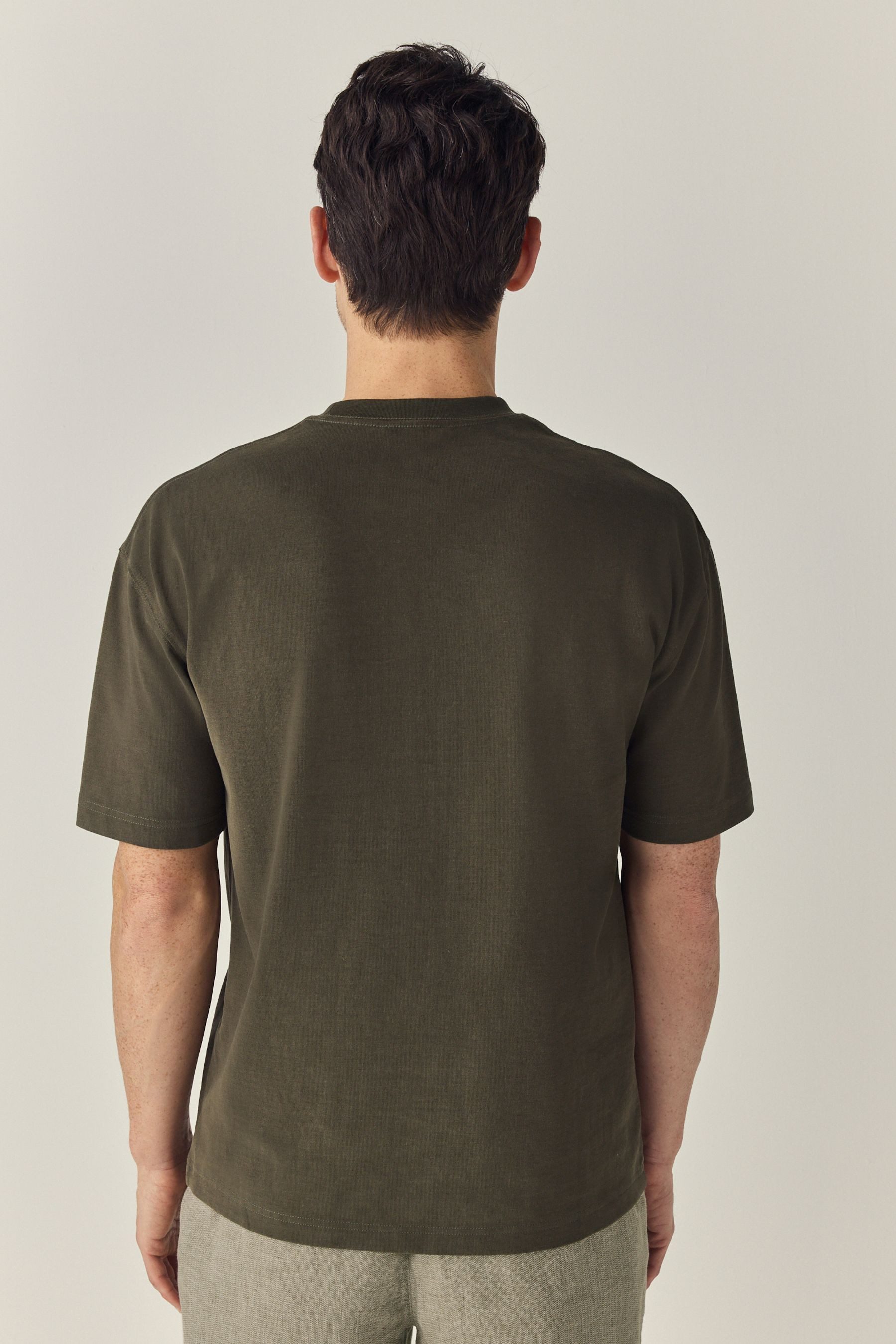 Next T-Shirt Kurzärmeliges Slub T-Shirt aus günstig online kaufen