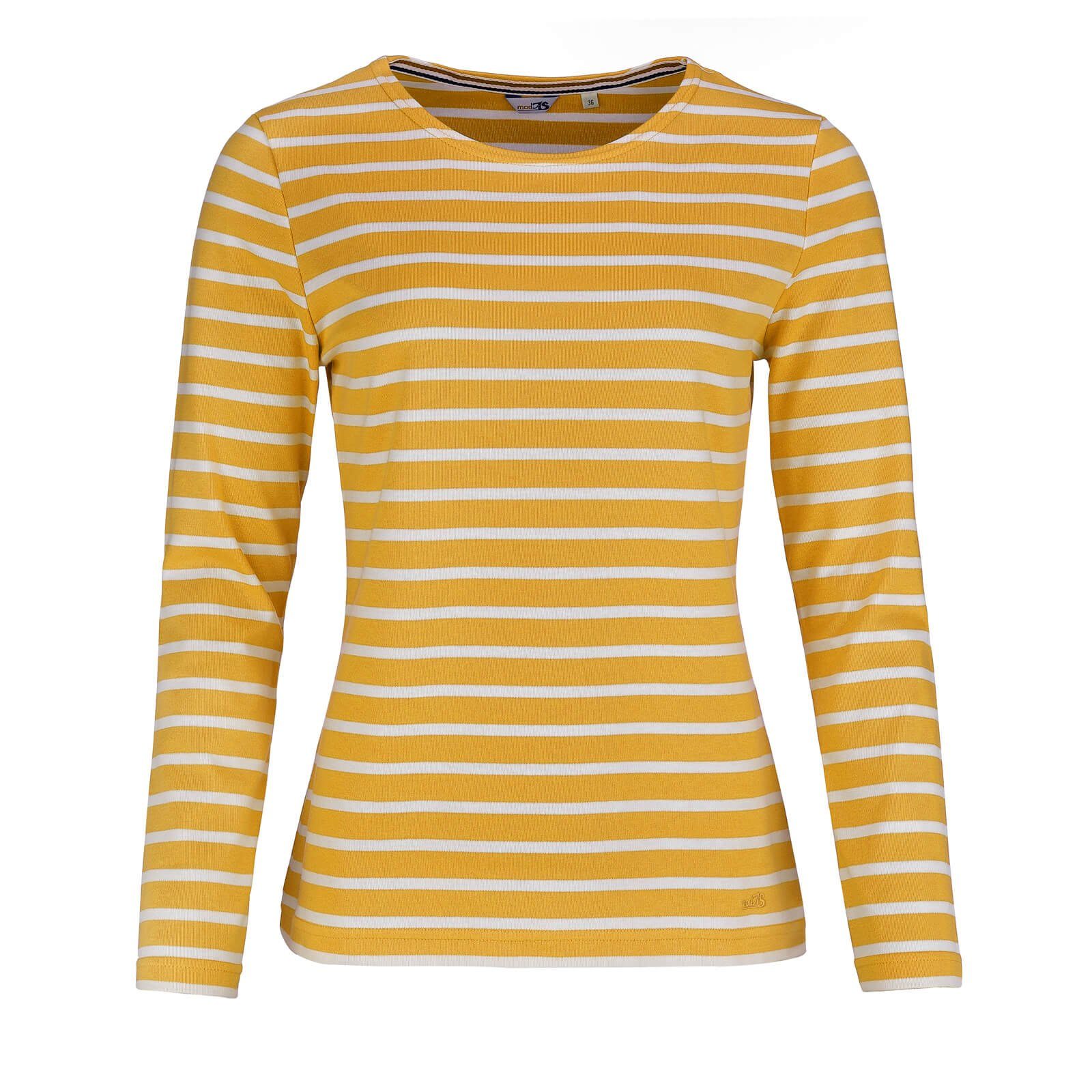 modAS Langarmshirt Damen Langarm-Shirt mit Streifen günstig online kaufen