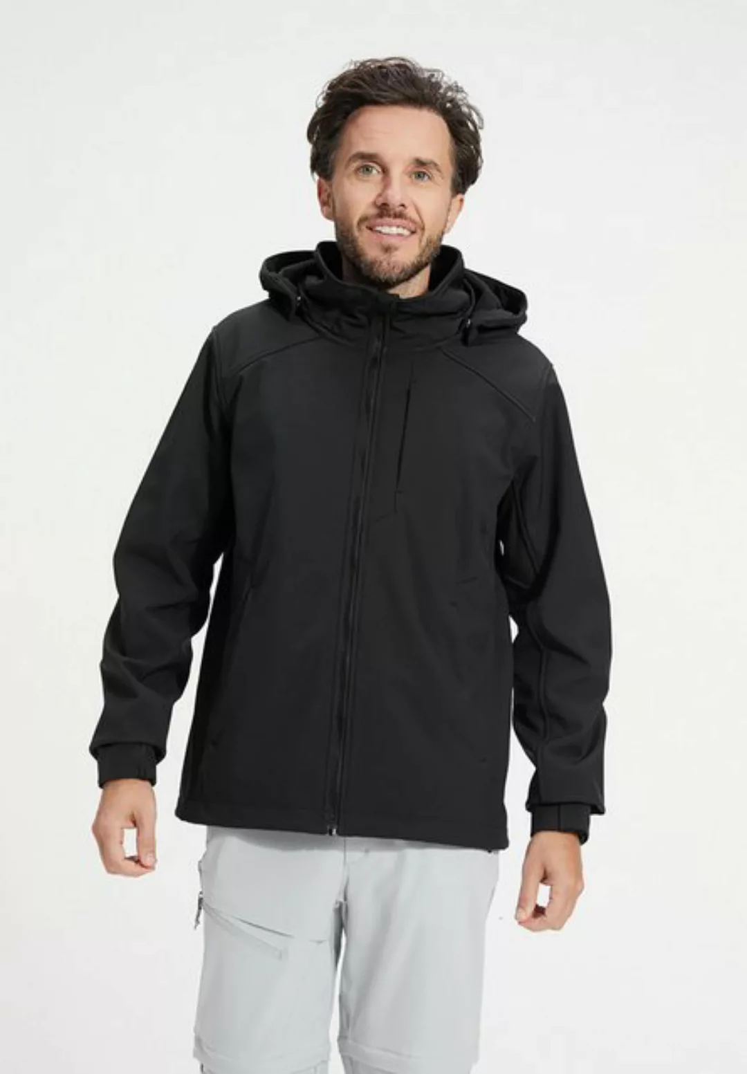 Human Nature Softshelljacke Yapton Wasserabweisend, winddicht, wärmeregulie günstig online kaufen