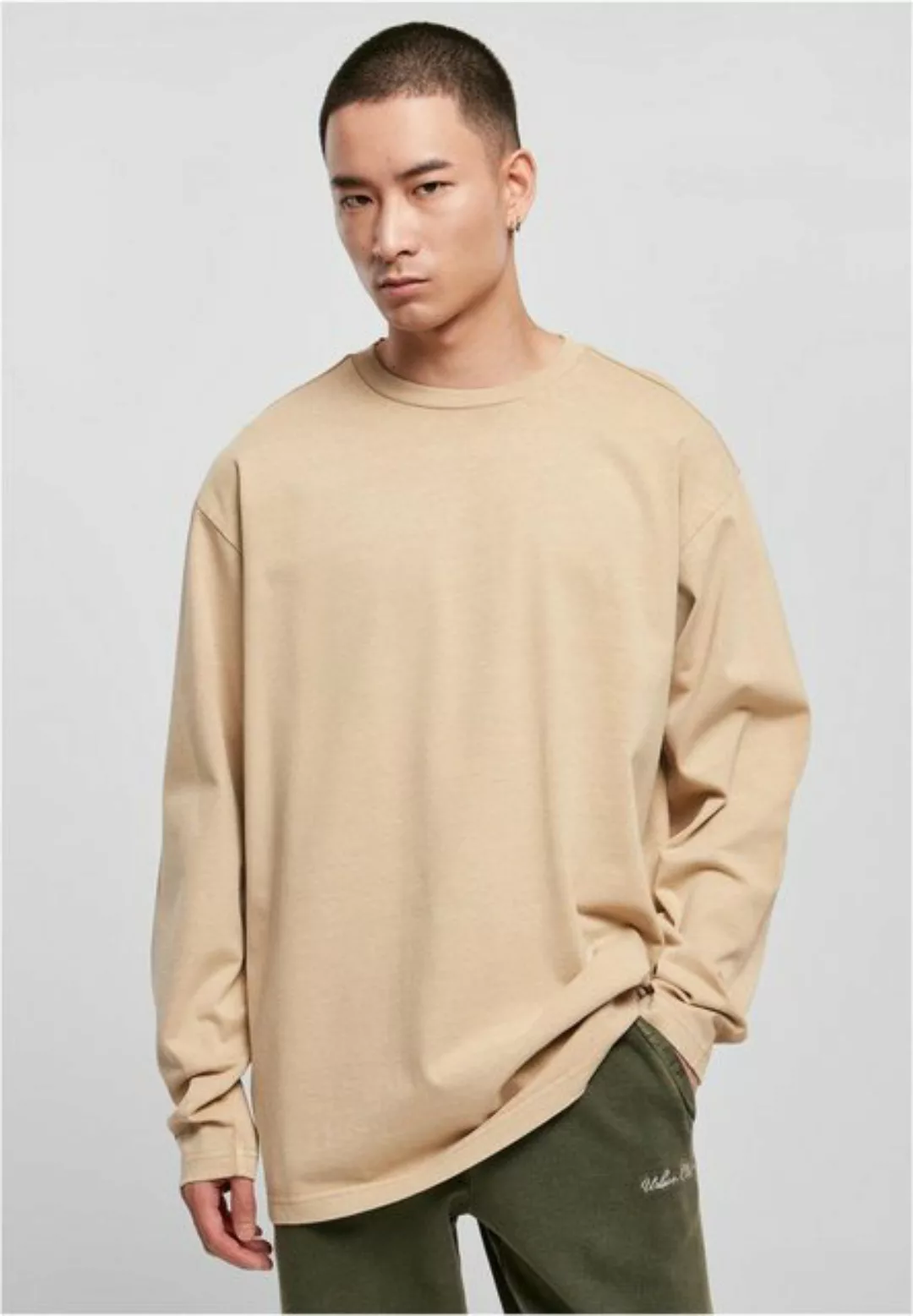 URBAN CLASSICS T-Shirt Herren Heavy Oversized Garment Dye Longsleeve (1-tlg günstig online kaufen