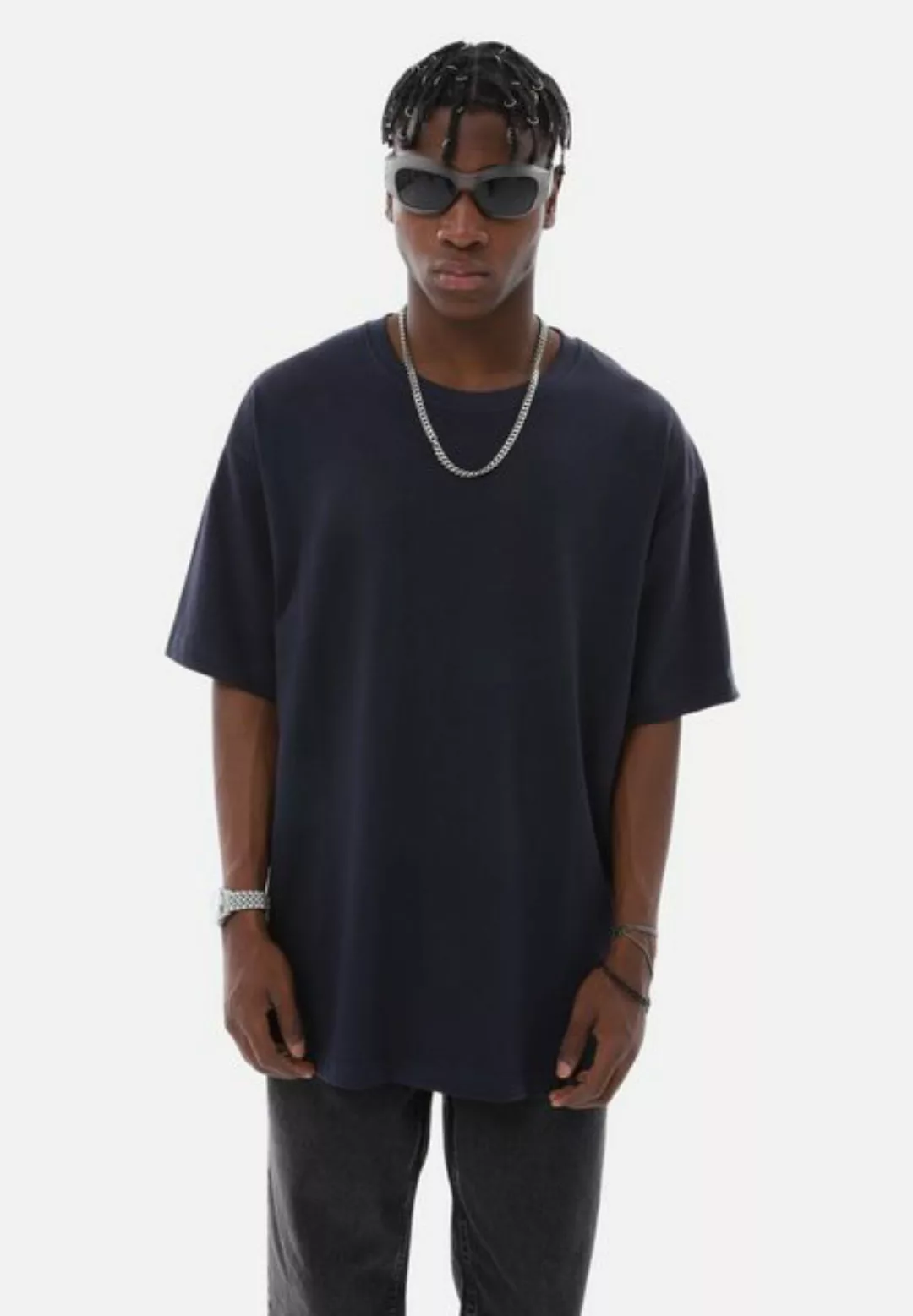 COFI Casuals T-Shirt Oversize T-Shirt - Heavy Weight Basic Shirt günstig online kaufen