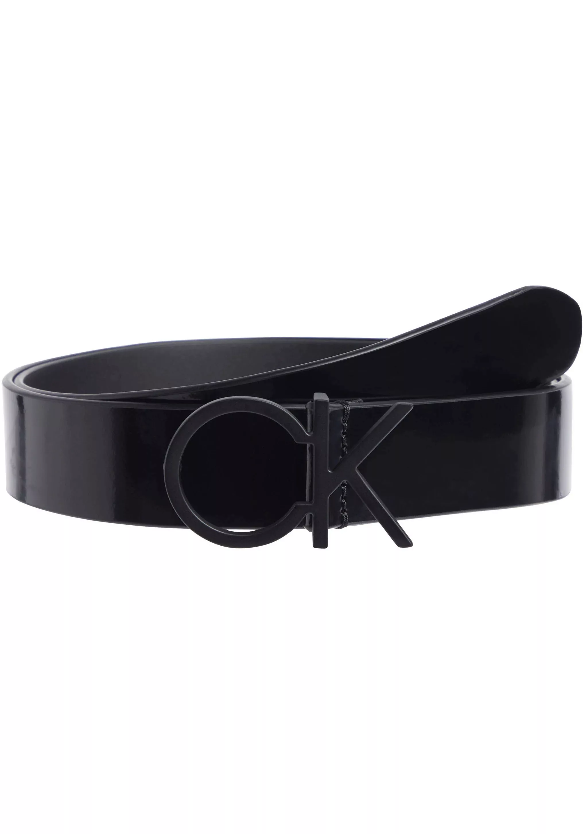 Calvin Klein Ledergürtel "CK LOGO BELT 3.0 SHINY", mit Logoschnalle günstig online kaufen