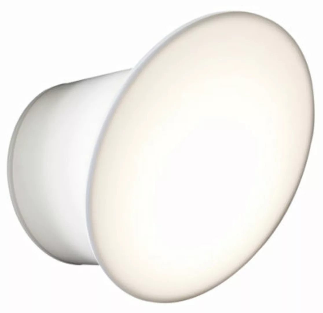 LucePlan - Ecran In&Out LED Wandleuchte - opal, weiß/Ø 18,5cm/3000K/186lm günstig online kaufen