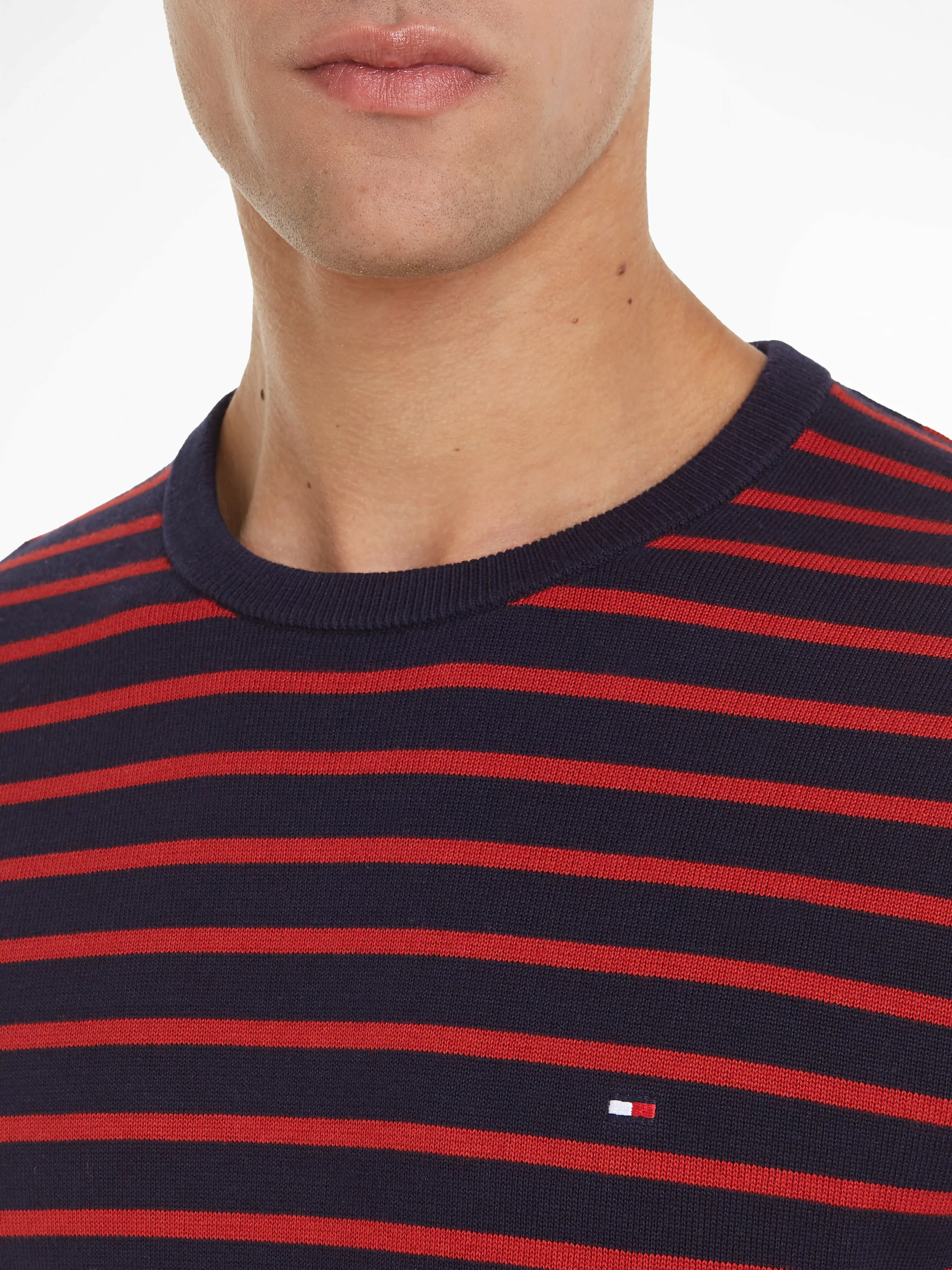 Tommy Hilfiger Rundhalspullover ESSENTIAL COTTON CREW NECK günstig online kaufen