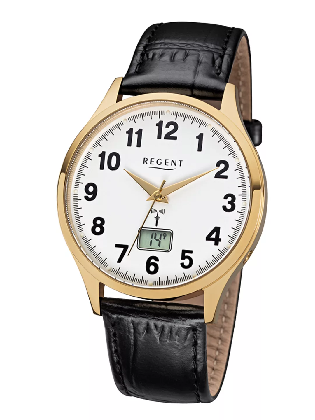Regent Armbanduhr analog digtal FR-229 Herrenfunkuhr günstig online kaufen