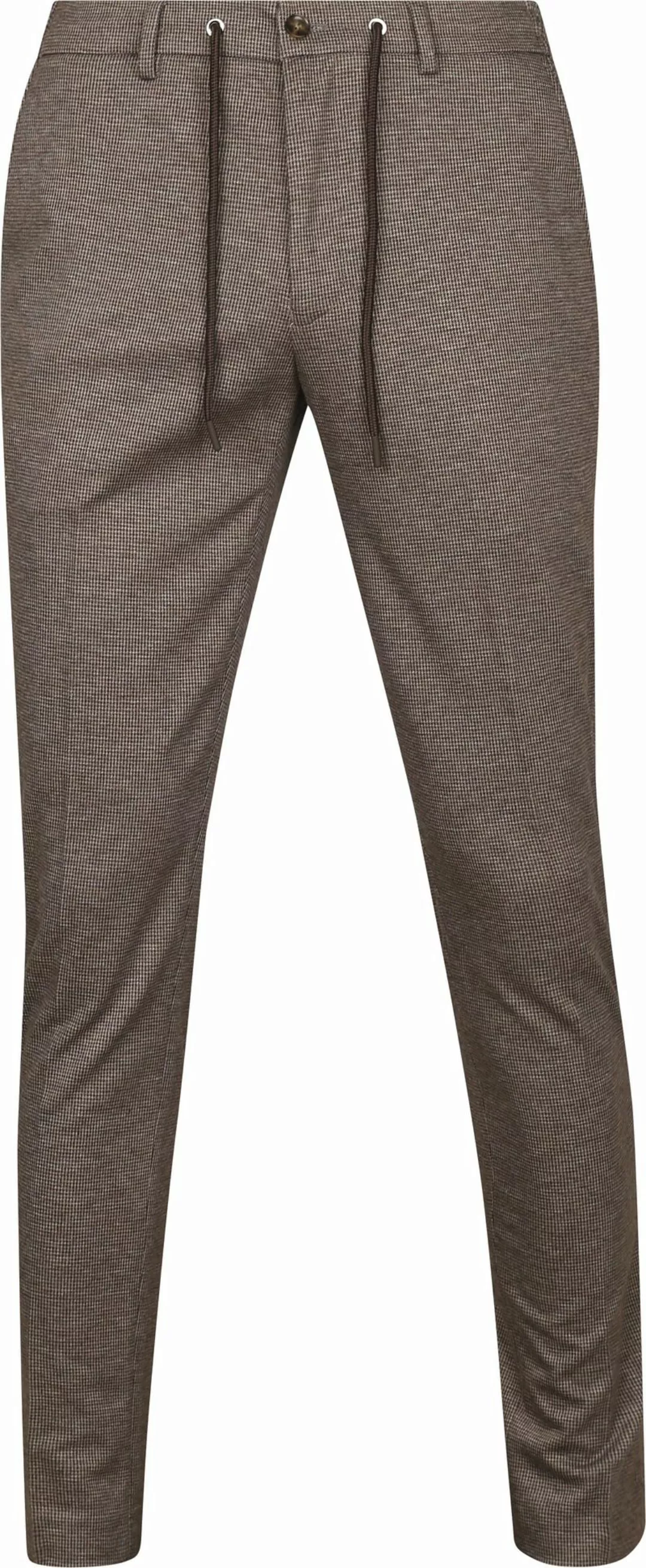 Suitable Das Pantalon Pied de Poule Braun - Größe 54 günstig online kaufen