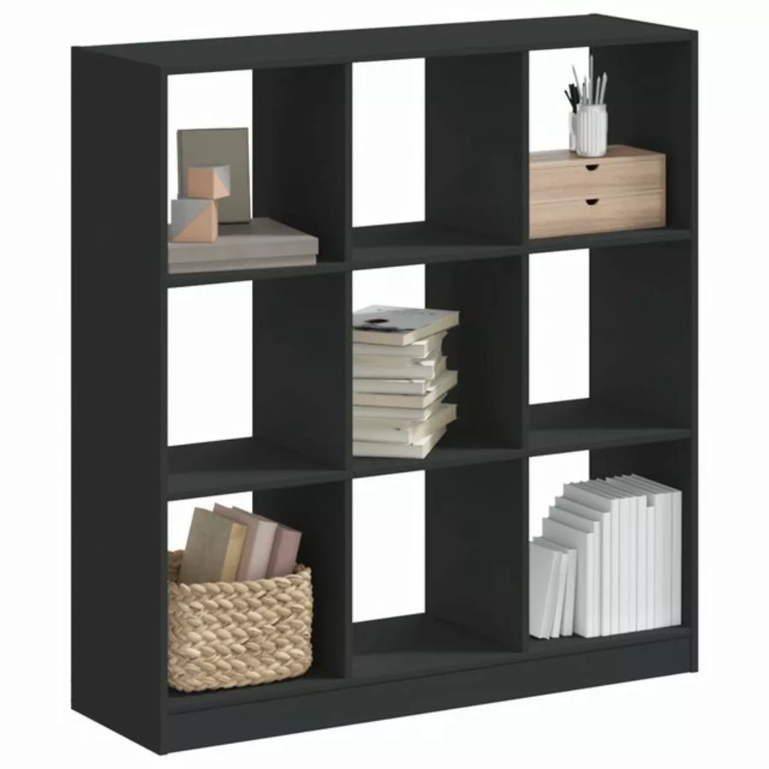 vidaXL Bücherregal Bücherregal Standregal Bodenregal Schwarz 102x32x108 cm günstig online kaufen