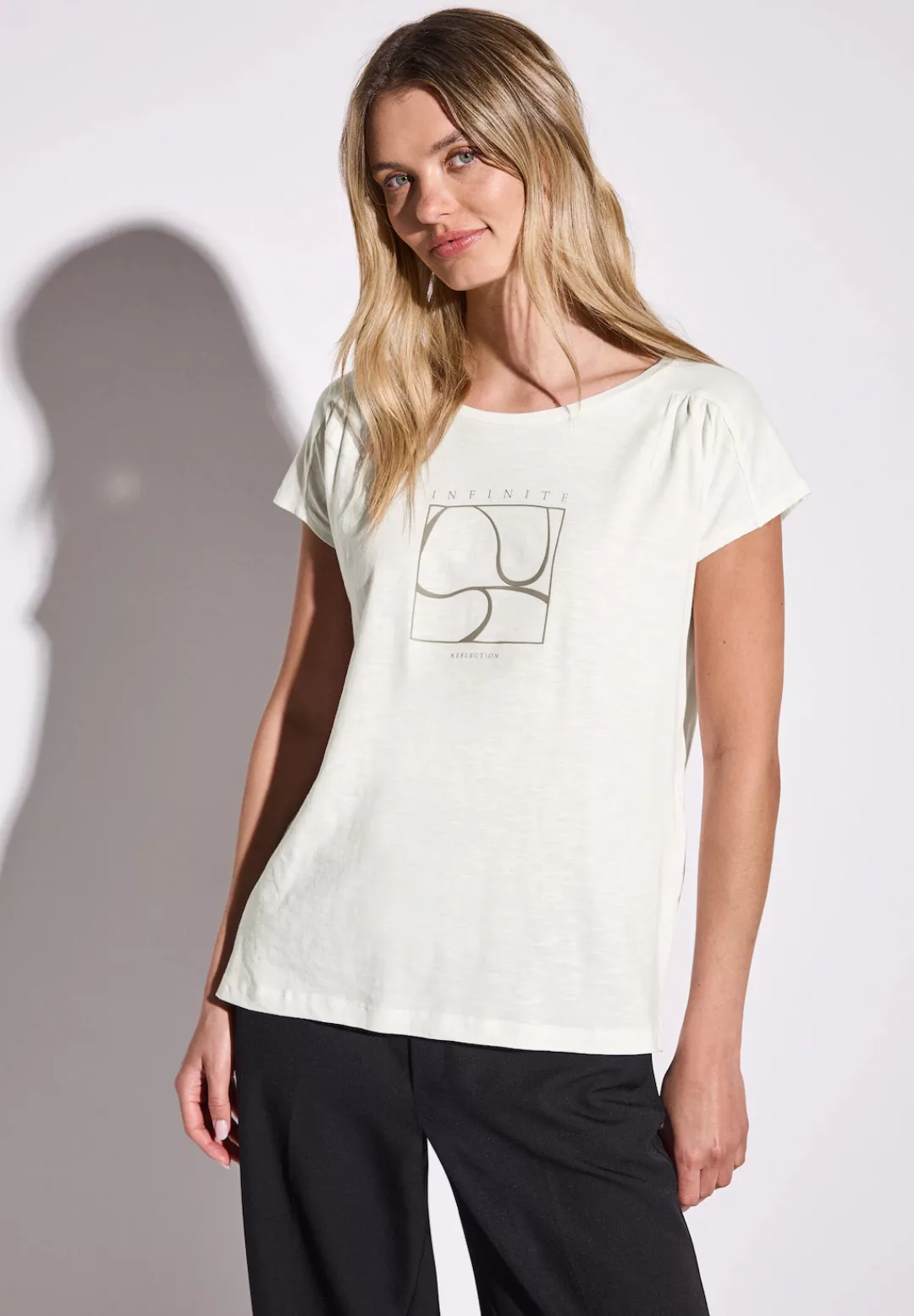 STREET ONE T-Shirt, im soften Baumwoll-Mix günstig online kaufen