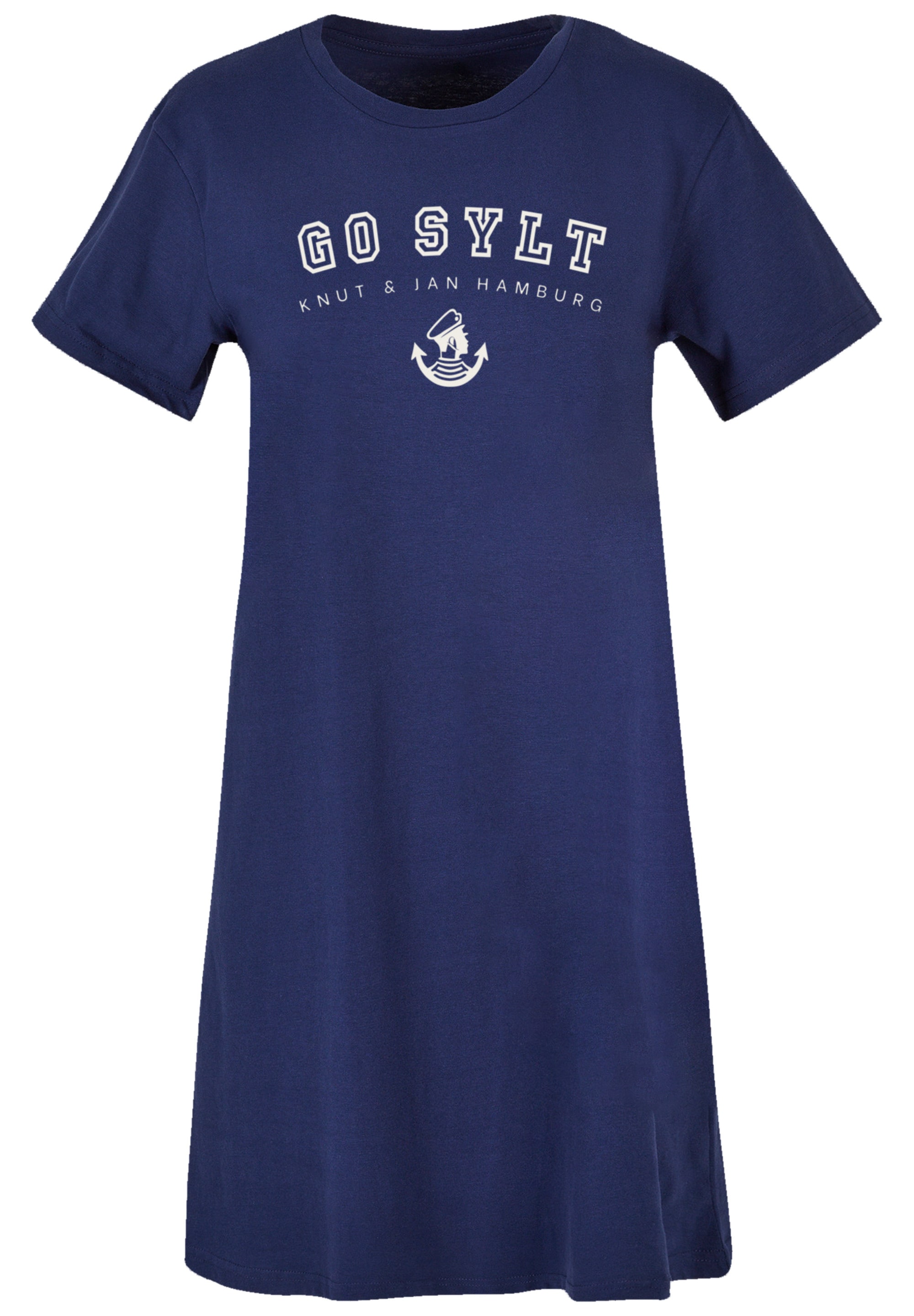 F4NT4STIC Shirtkleid "Go Sylt Knut & Jan Hamburg", Print günstig online kaufen