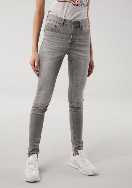 KangaROOS 5-Pocket-Jeans SUPER SKINNY HIGH RISE knöchellang, mit Used-Optik günstig online kaufen