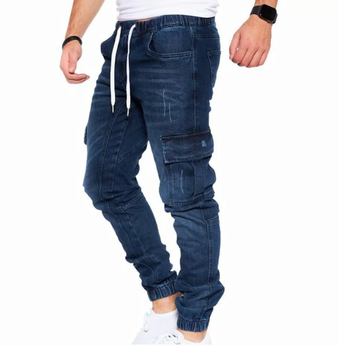 Styleko Chinohose 8004 Styleko Cargohose Herren Jeans Cargohose männer Jean günstig online kaufen