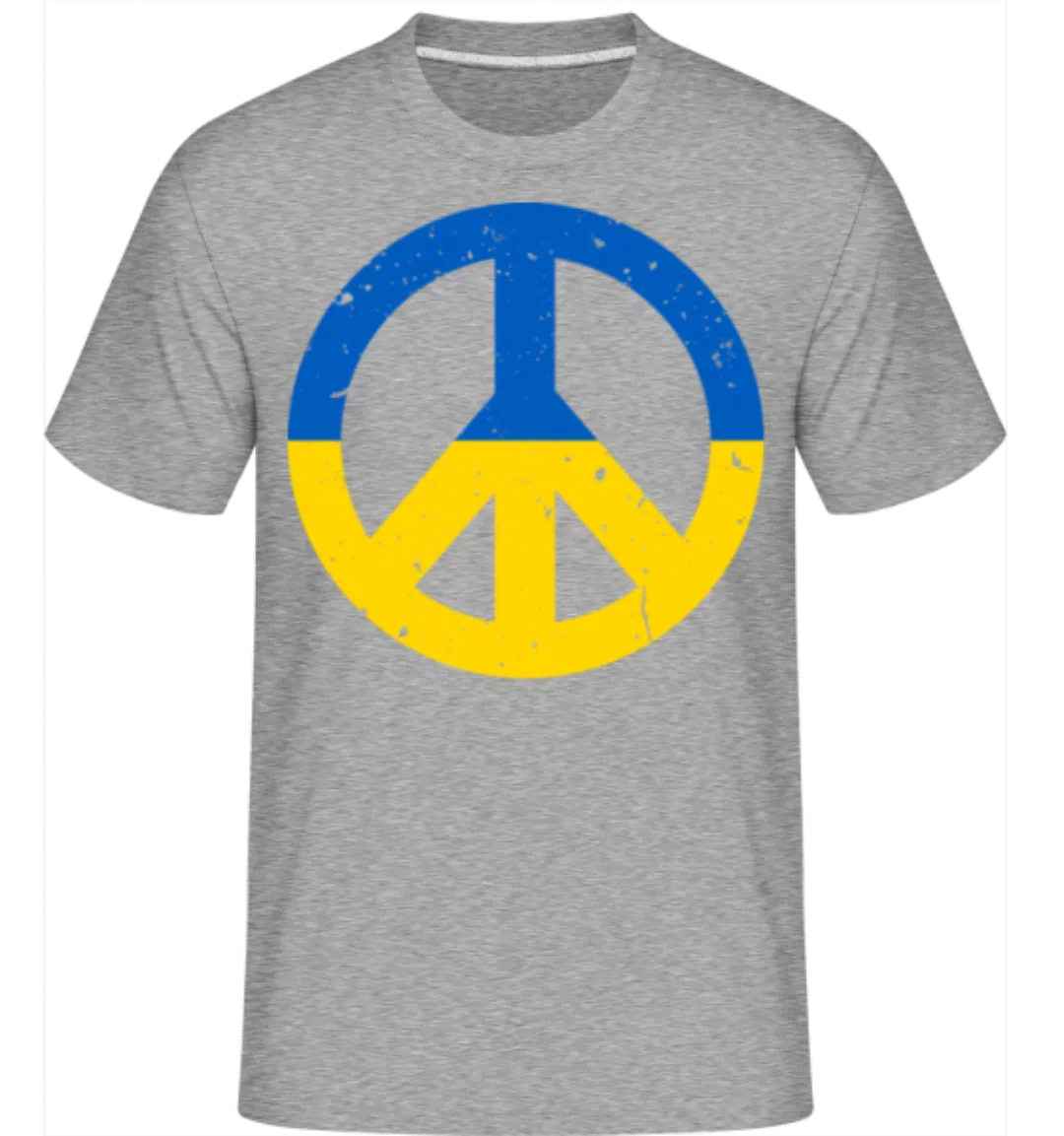 Friedenszeichen Ukraine Farbe · Shirtinator Männer T-Shirt günstig online kaufen