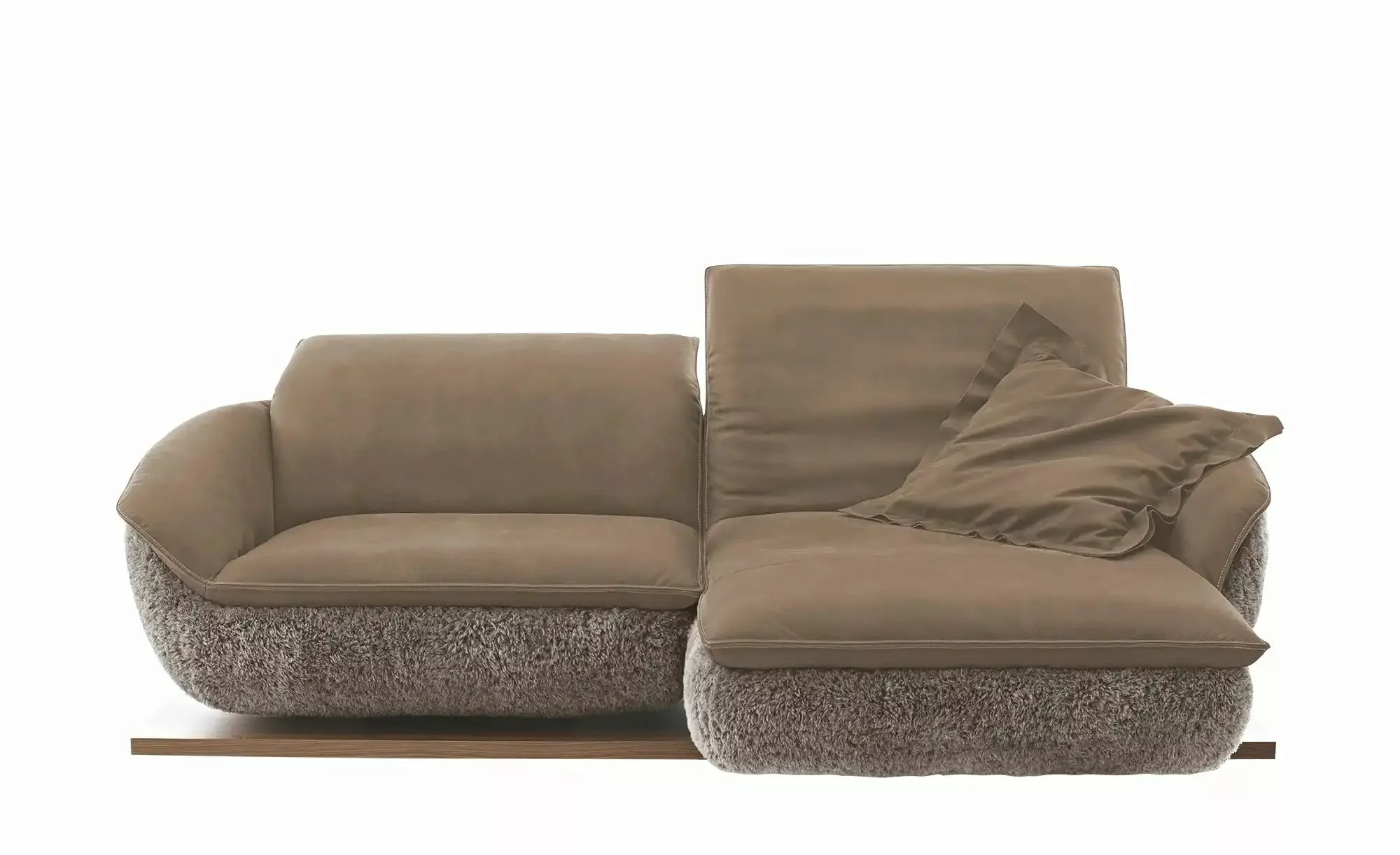 KOINOR Ecksofa  Mooove ¦ beige ¦ Maße (cm): B: 242 H: 99 T: 153 Polstermöbe günstig online kaufen