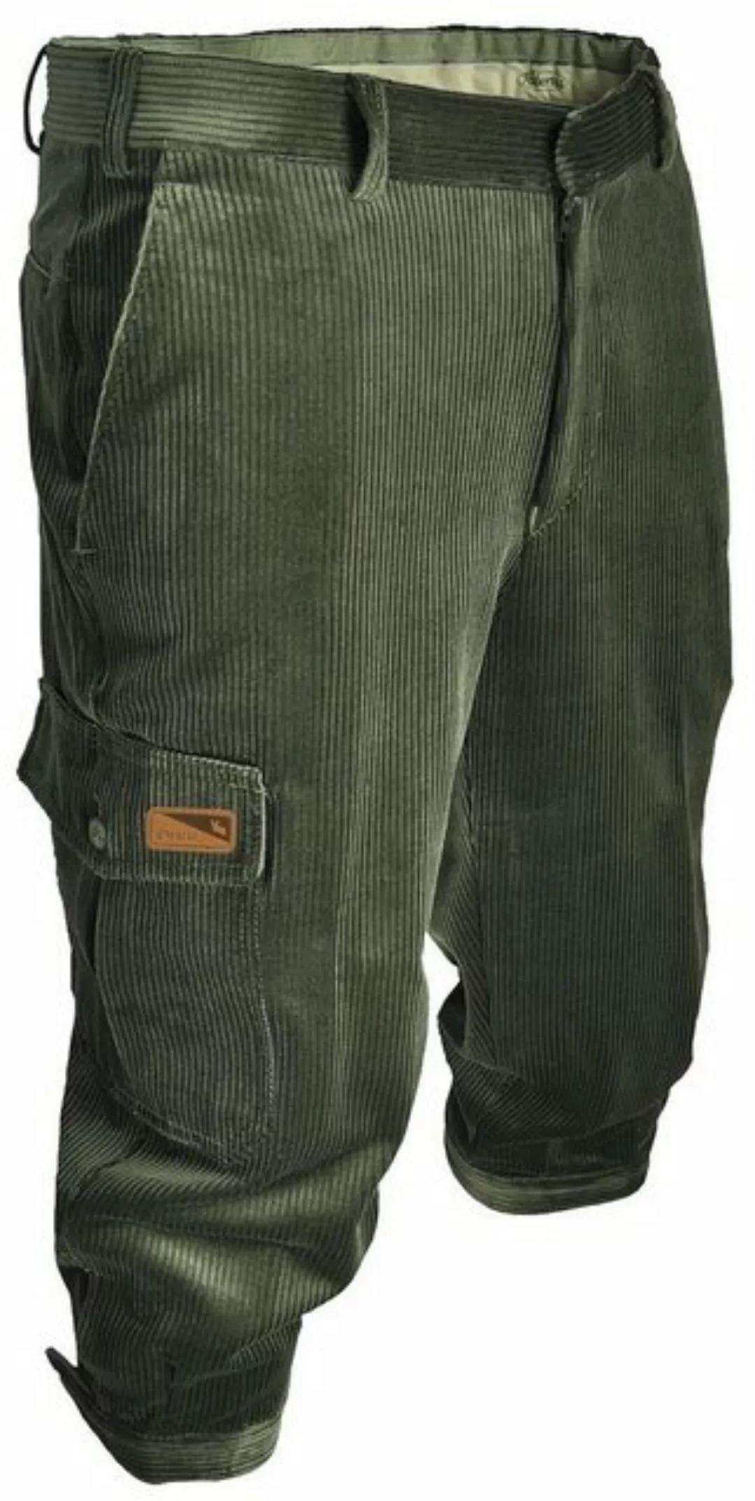 La Chasse® Cordhose Cord-Kniebundhose Herren Oliv/grün Knickerbocker mit Be günstig online kaufen