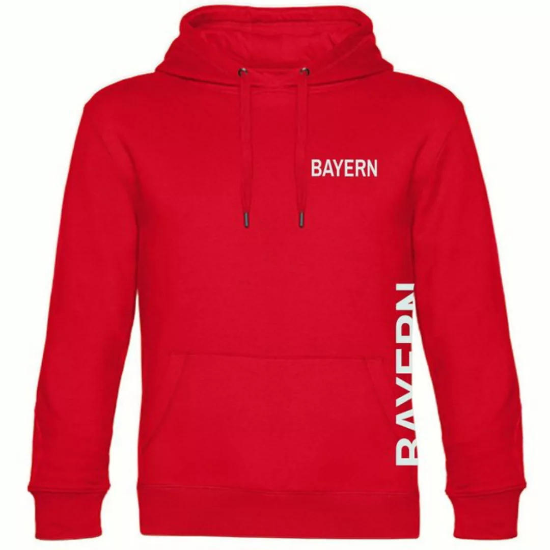 multifanshop Kapuzensweatshirt Bayern - Brust & Seite - Hoodie günstig online kaufen