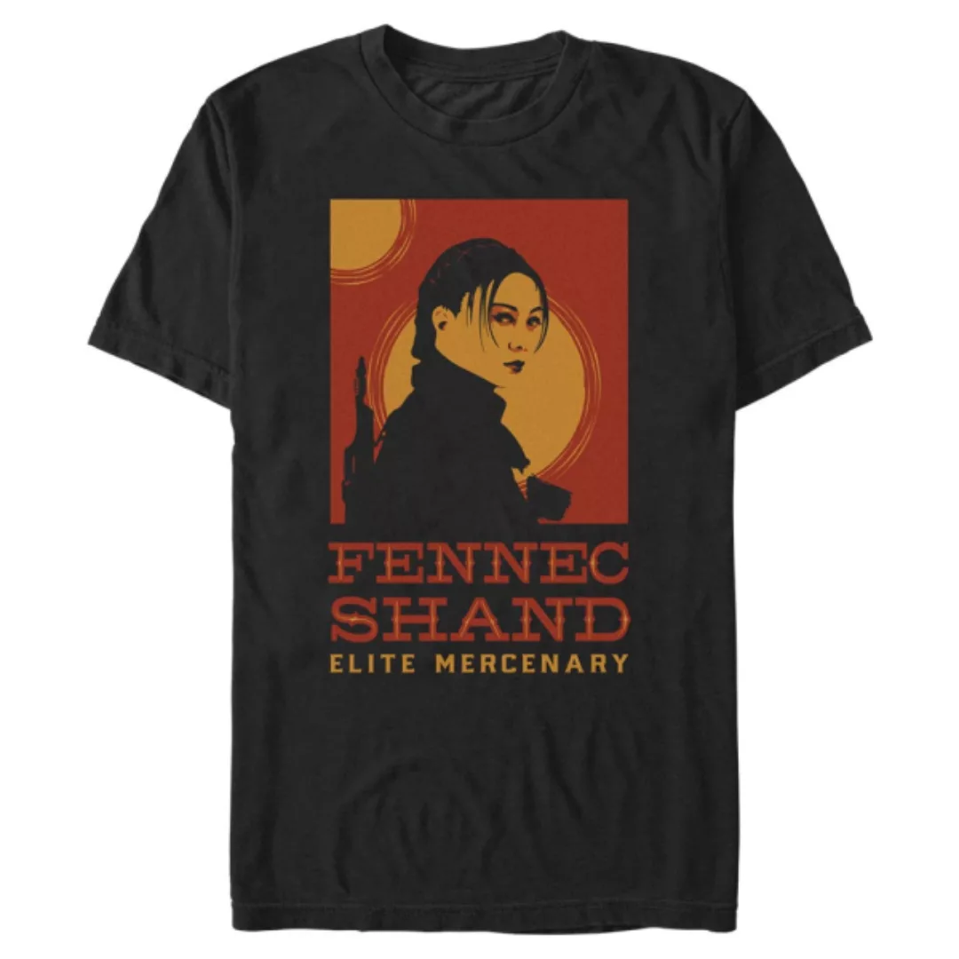 Star Wars - Book of Boba Fett - Fennec Shand Poster - Männer T-Shirt günstig online kaufen