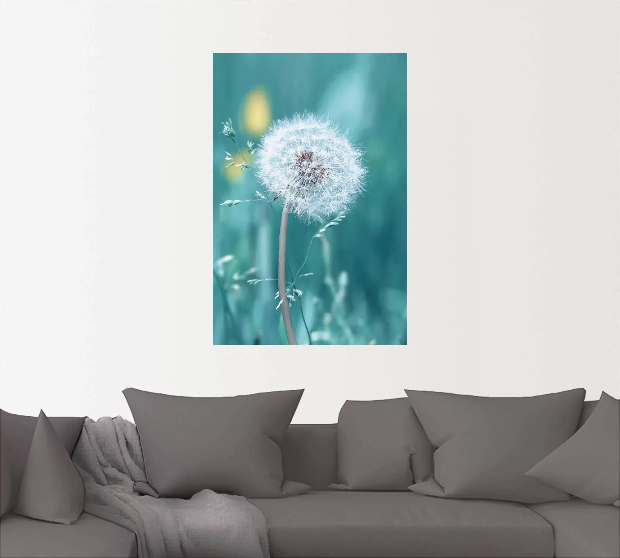Artland Wandbild "Pusteblume", Blumen, (1 St.), als Leinwandbild, Poster, W günstig online kaufen