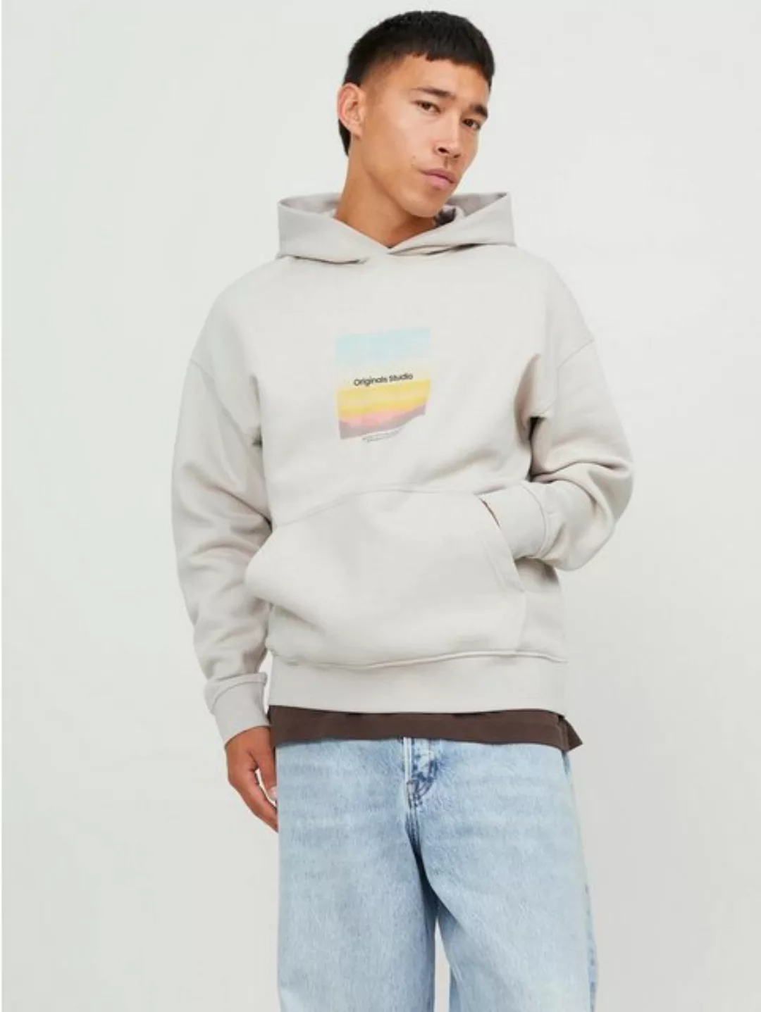 Jack & Jones Sweatshirt VESTERBRO AQUA (1-tlg) günstig online kaufen