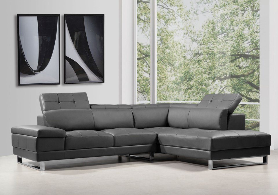 JVmoebel Ecksofa Designer Ledersofa Sofa Couch Polsterecke Wohnlandschaft S günstig online kaufen