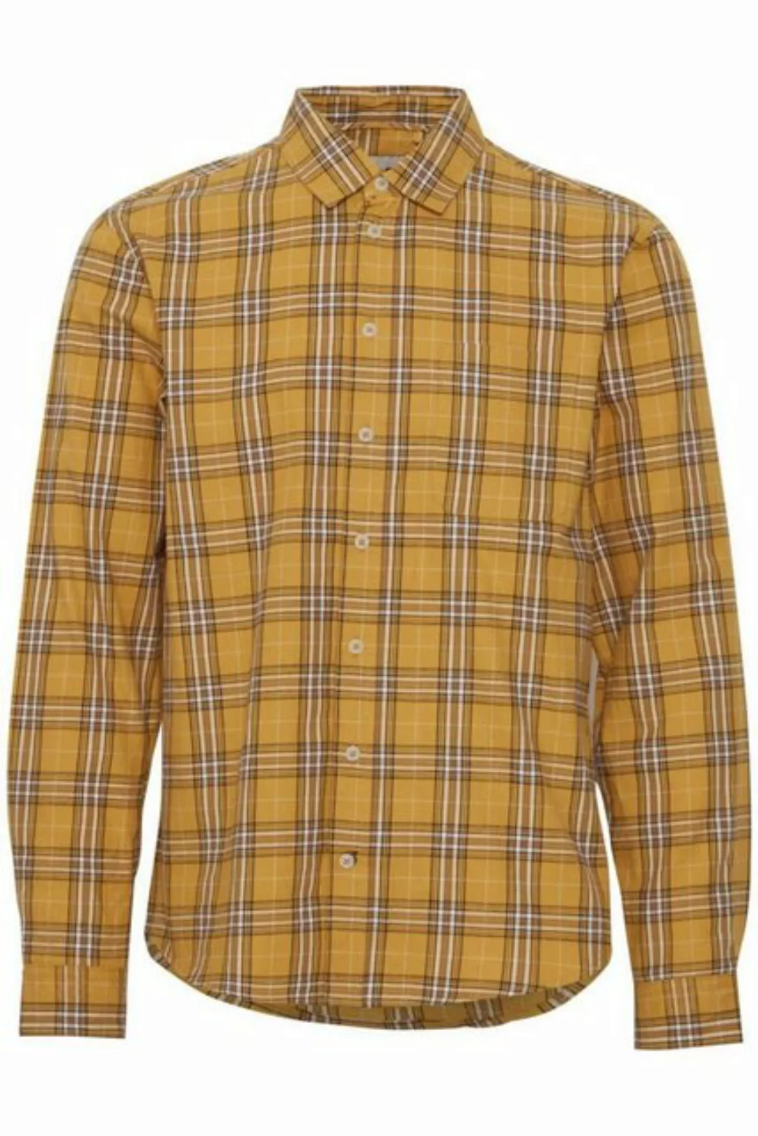 Blend Langarmhemd Kariertes Holzfäller Hemd Basic Freizeit Shirt aus Baumwo günstig online kaufen