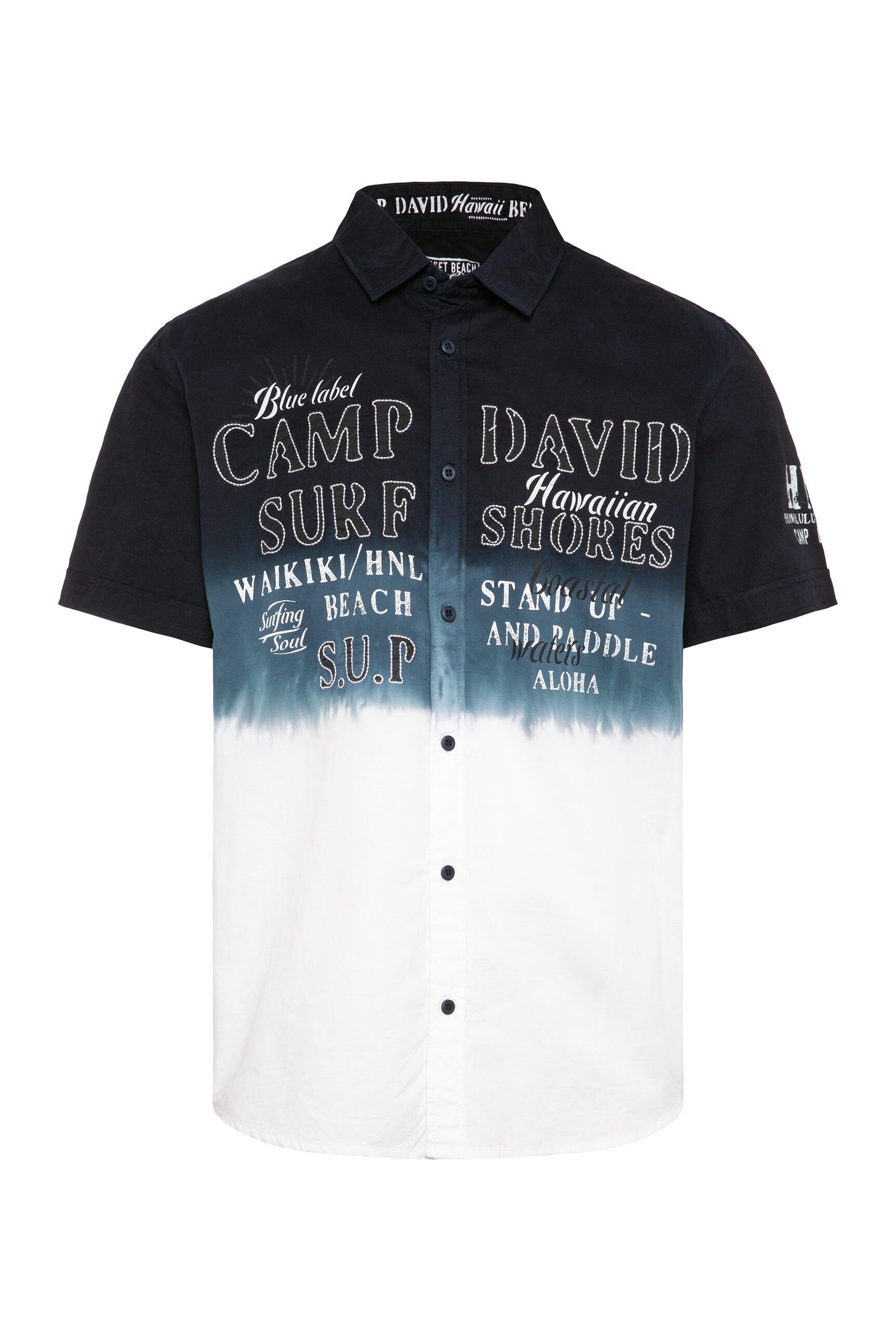 CAMP DAVID Kurzarmhemd, mit Kentkragen günstig online kaufen