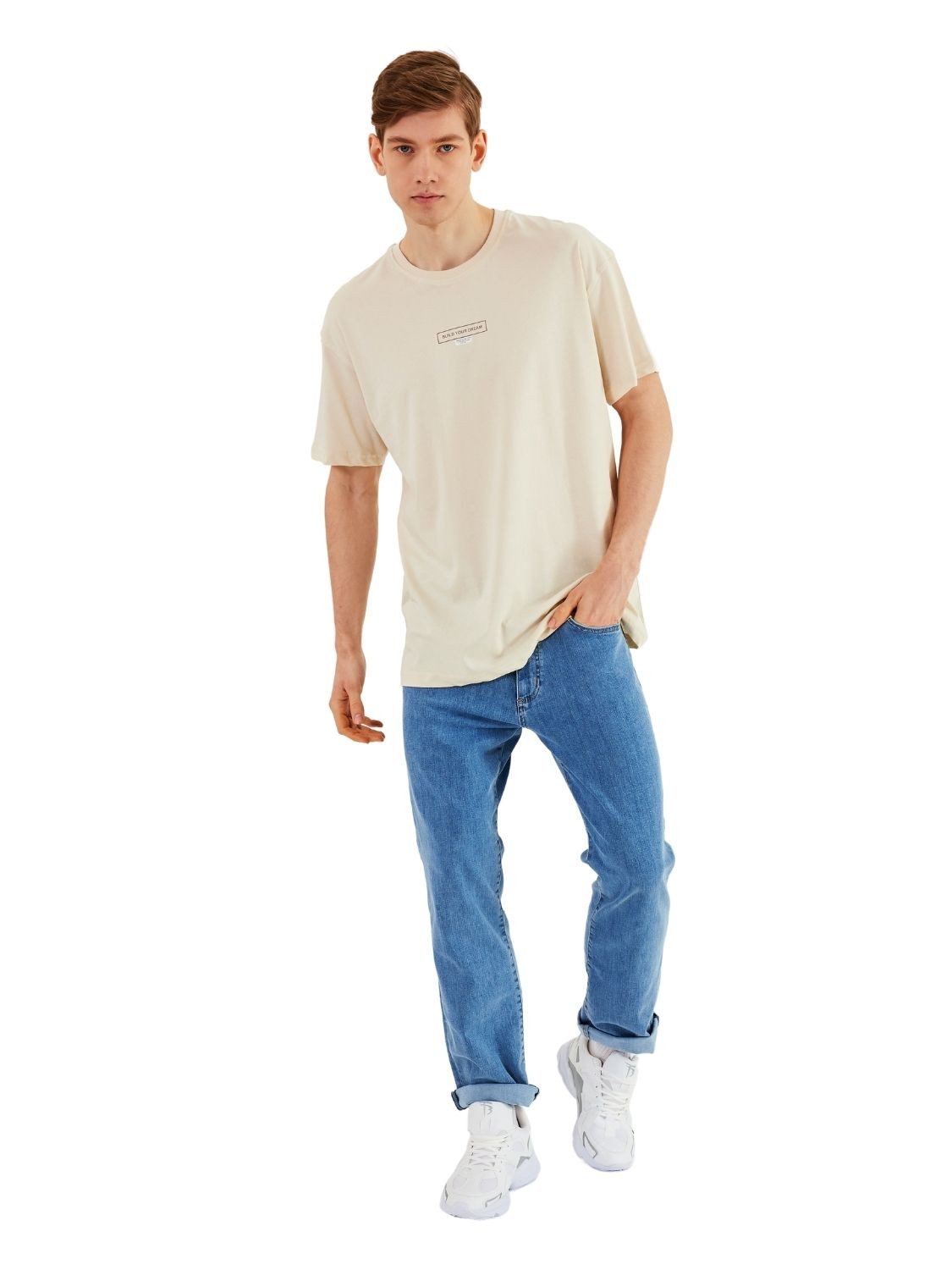 COMEOR Oversize-Shirt Herren T-Shirt: Trendige Urban günstig online kaufen