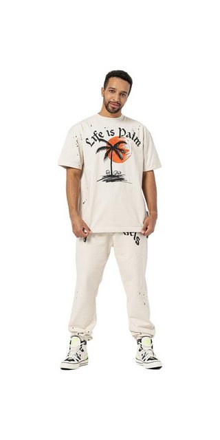 PALM ANGELS Print-Shirt Palm Angels T-Shirt Beige Herren günstig online kaufen