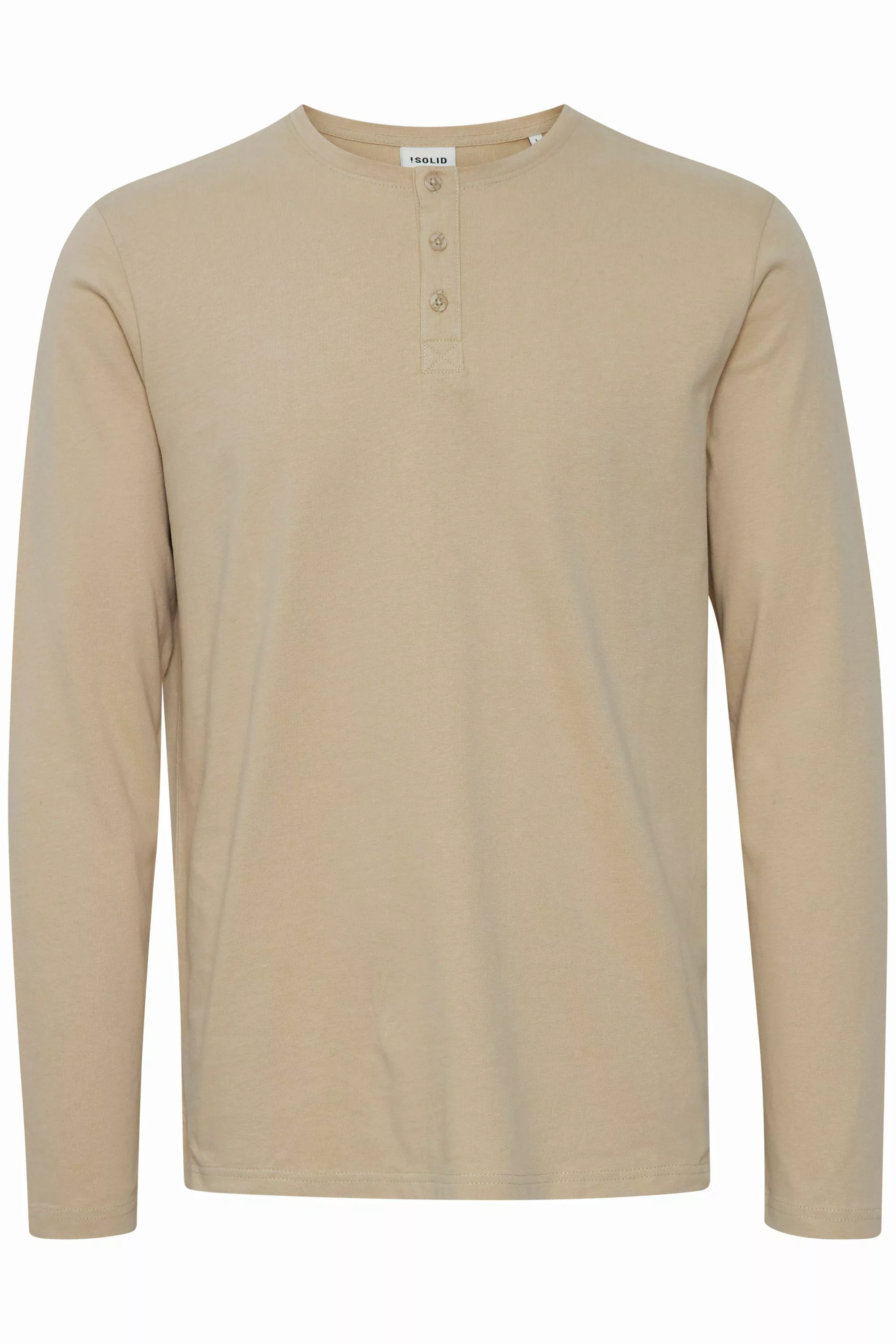 !Solid Langarmshirt SDVinton LS 21106135 Langarmshirt mit Henley-Ausschnitt günstig online kaufen