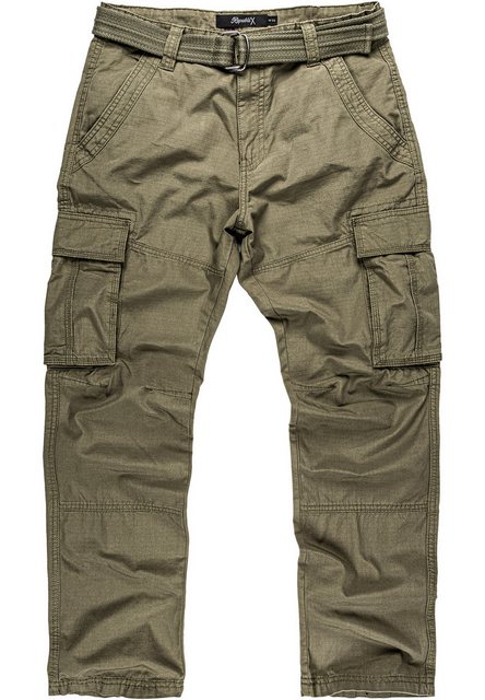 REPUBLIX Cargohose JAY Herren Loosefit Jogger Cargo Chino Hose inkl. Gürtel günstig online kaufen